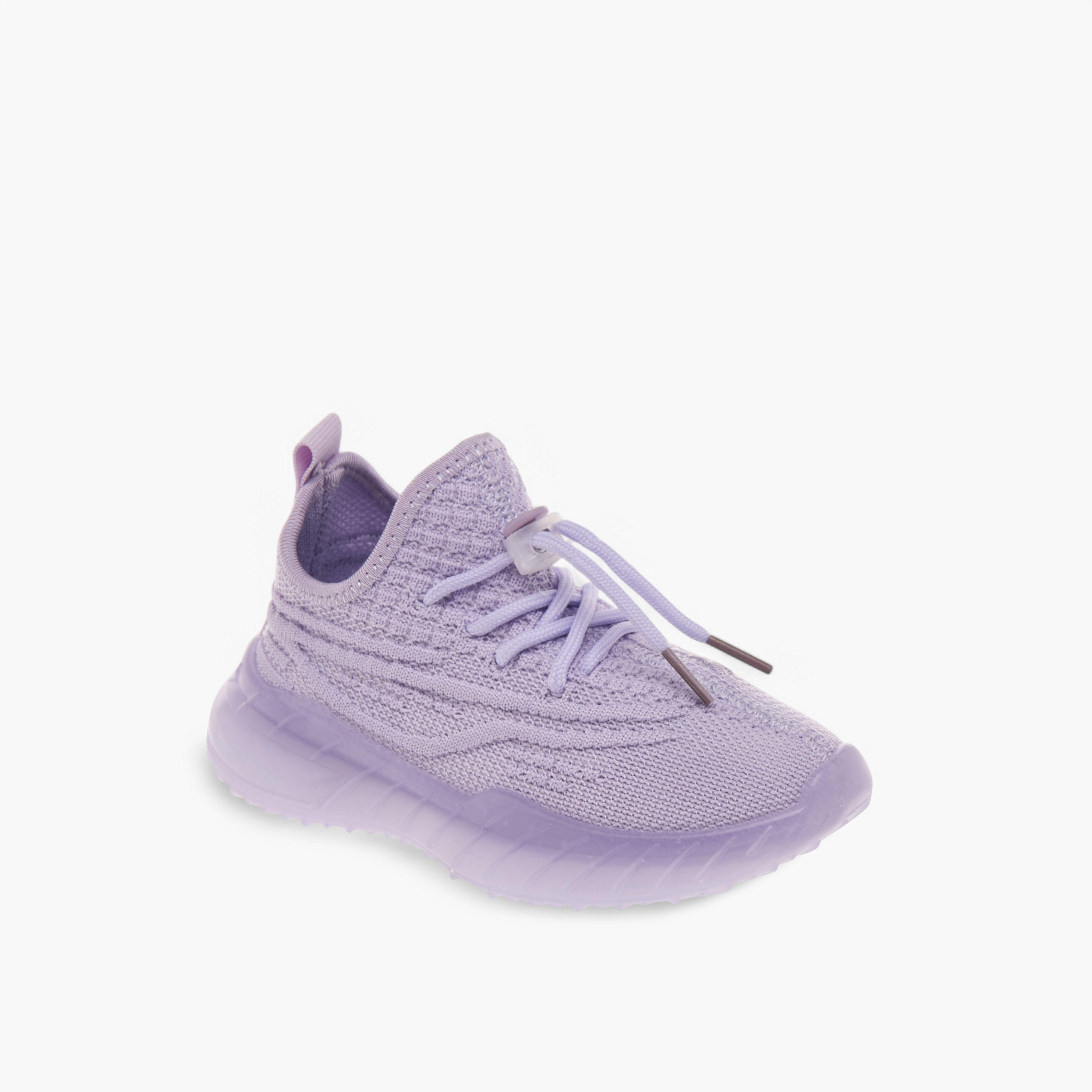 Oaklan by Shoexpress Monotone Sports Shoes with Lace-Up Closure-girls-shoes-sports-image-2
