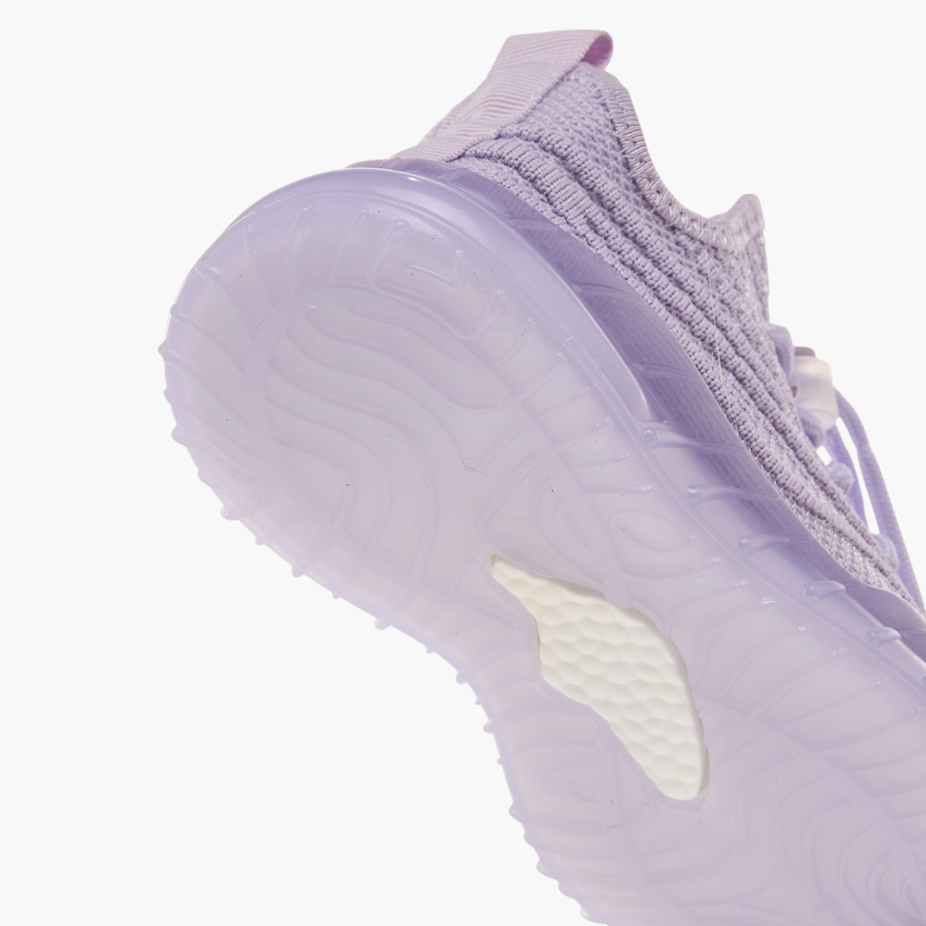 Oaklan by Shoexpress Monotone Sports Shoes with Lace-Up Closure-girls-shoes-sports-image-5