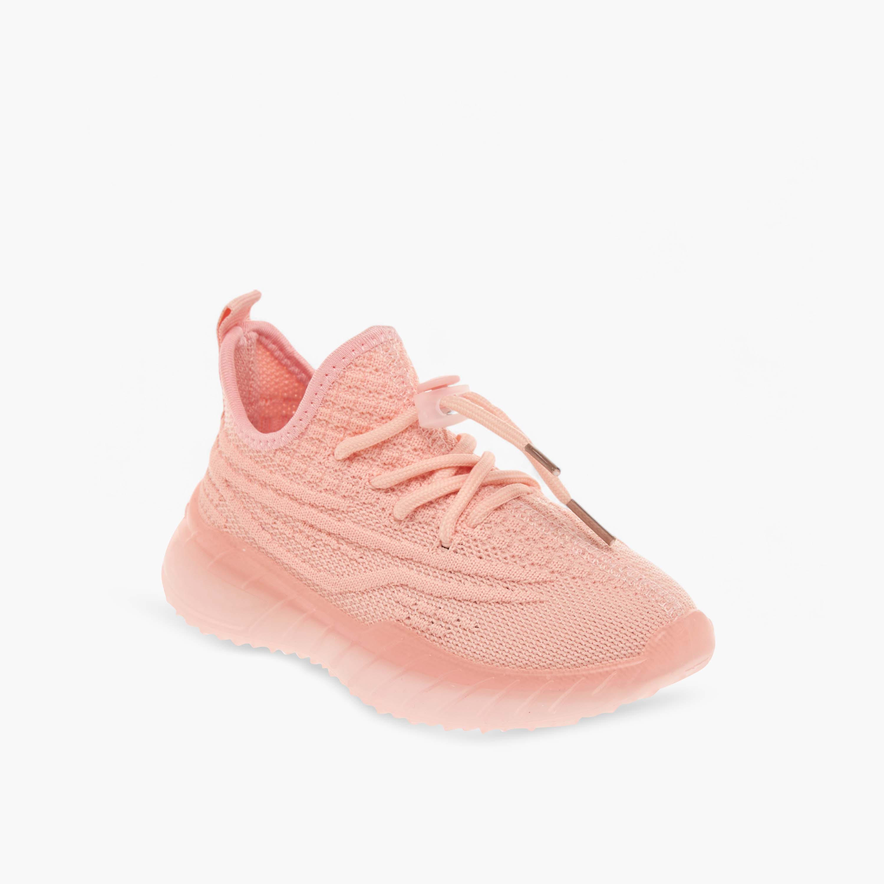 Oaklan by Shoexpress Monotone Sports Shoes with Lace-Up Closure-girls-shoes-sports-image-2