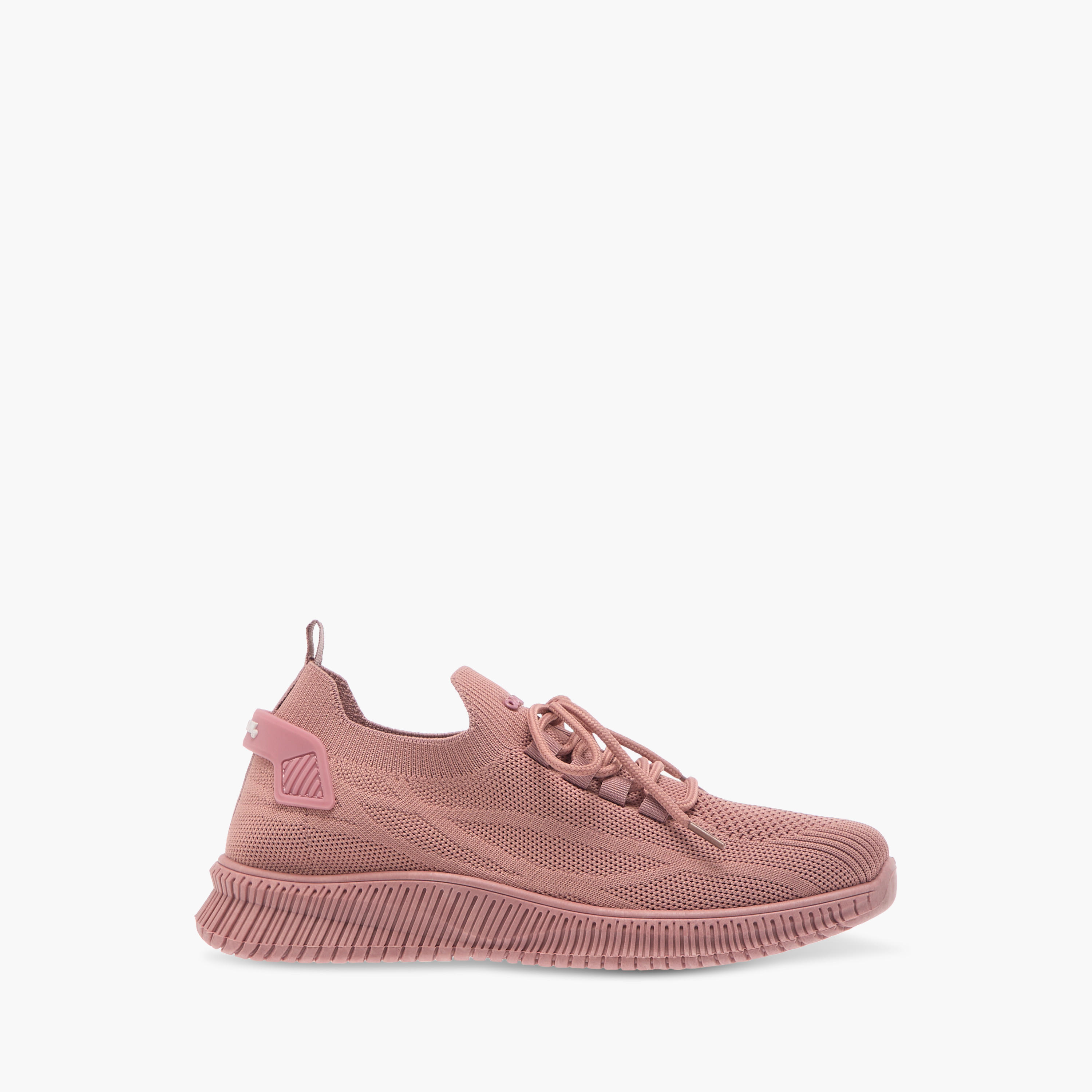 Oaklan by Shoexpress Textured Sneakers with Lace-Up Closure-women-shoes-sneakers-image-3