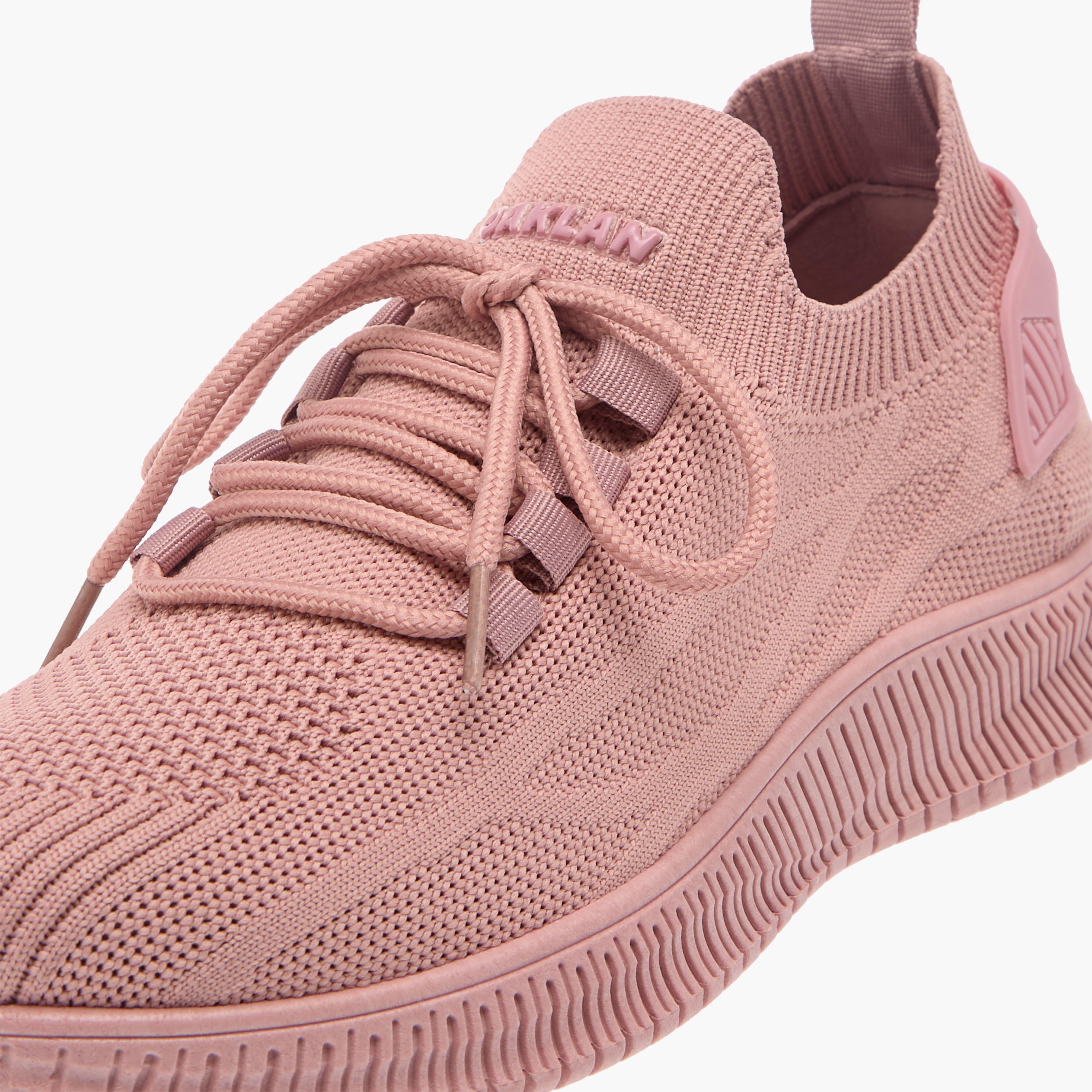 Oaklan by Shoexpress Textured Sneakers with Lace-Up Closure-women-shoes-sneakers-image-4