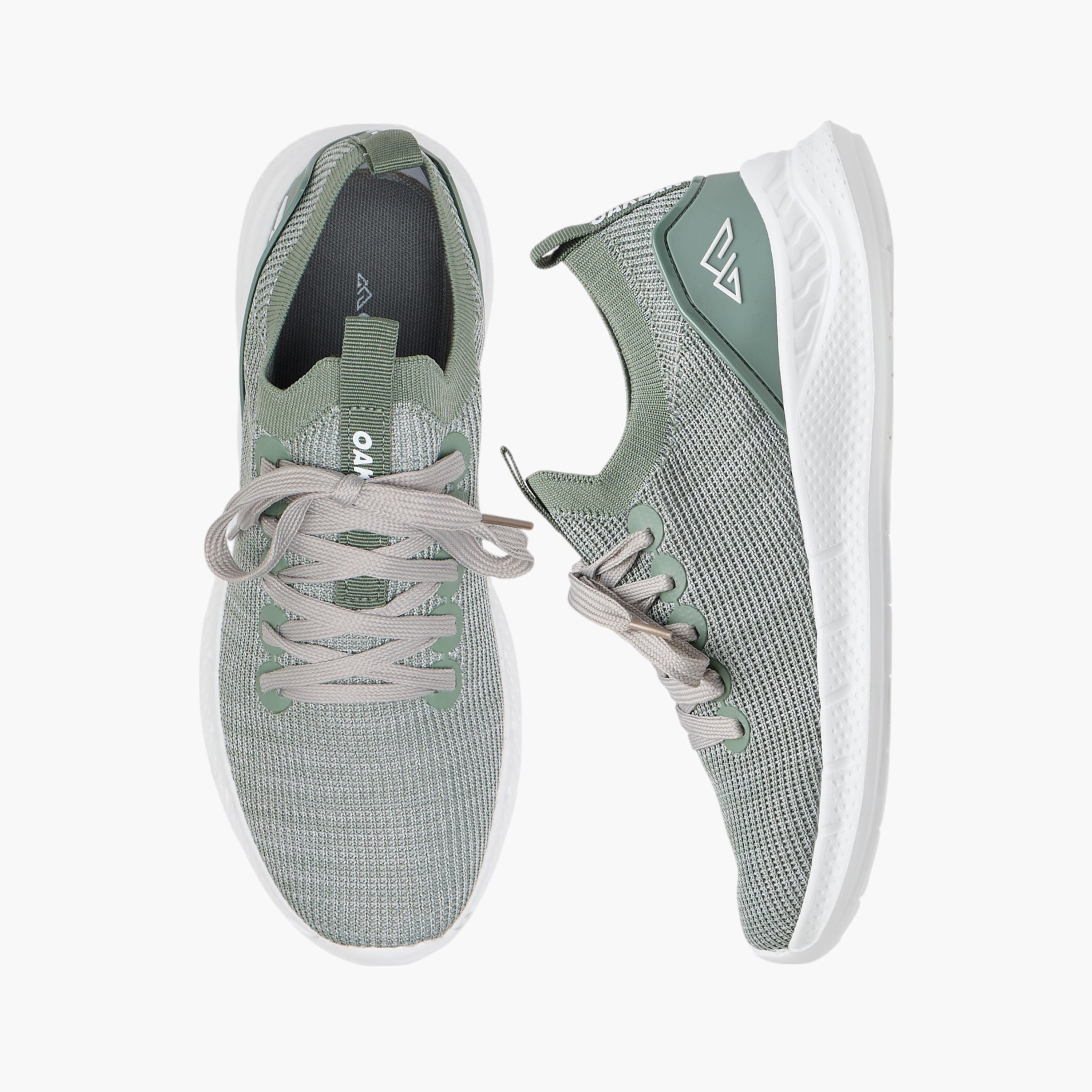 Oaklan by Shoexpress Textured Sports Shoes with Lace-Up Closure-women-shoes-sneakers-image-1
