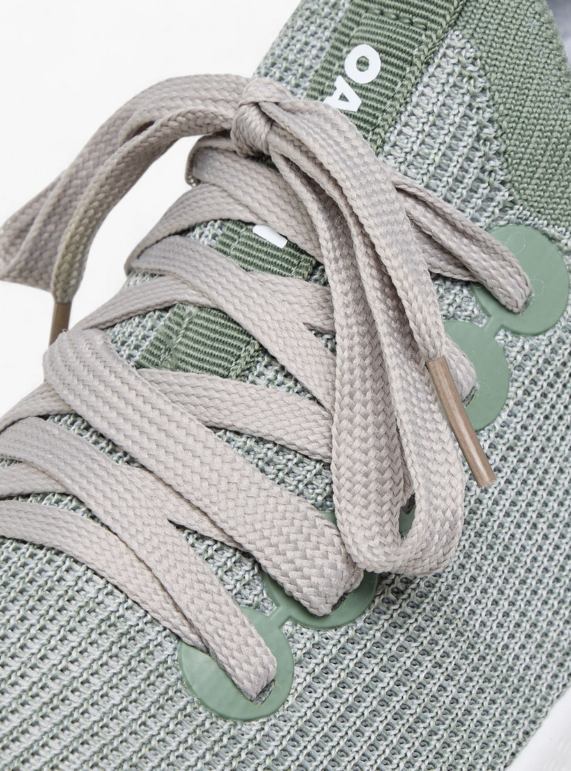 Oaklan by Shoexpress Textured Sports Shoes with Lace-Up Closure-women-shoes-sneakers-image-4