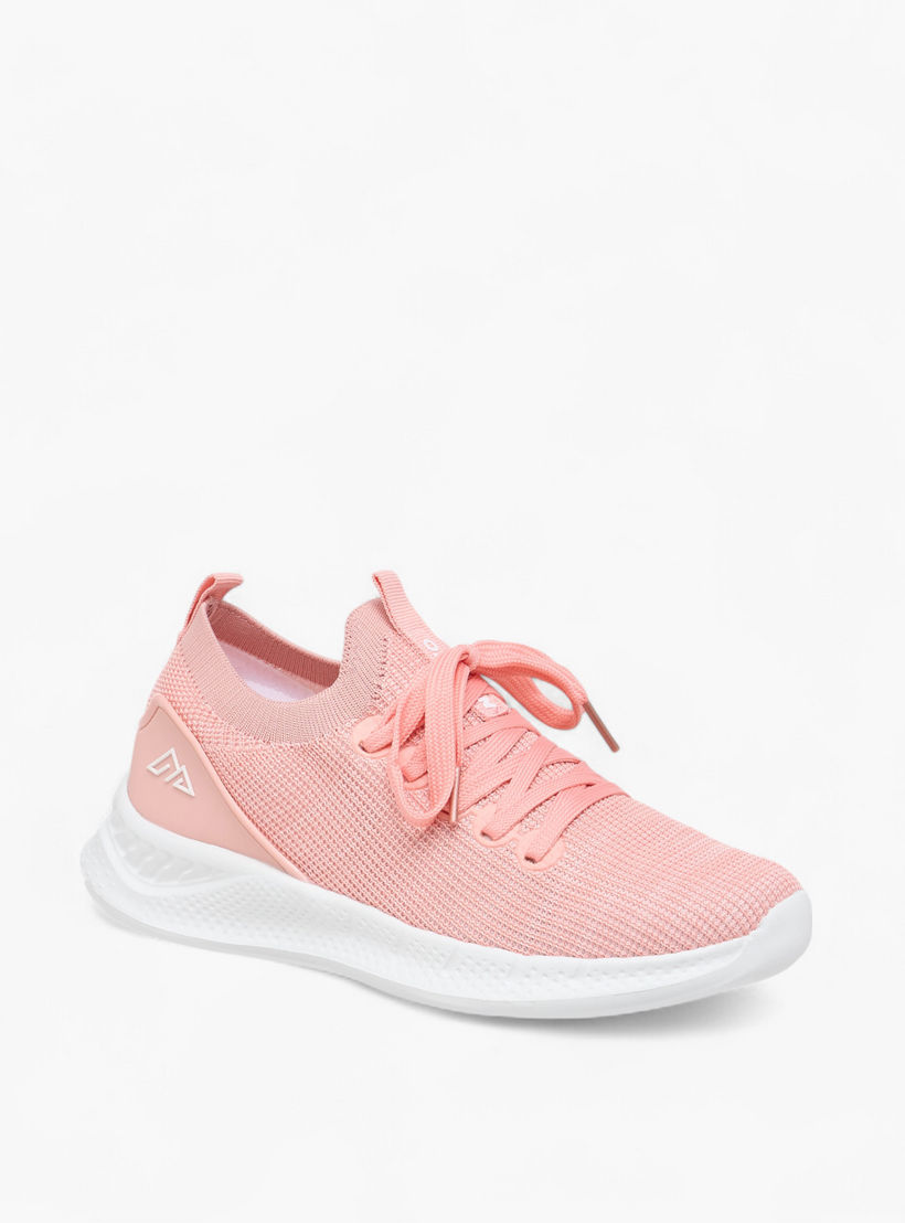 حذاء رياضي بارز الملمس برباط إغلاق من أوكلان من شو إكسبريس-women-shoes-sneakers-image-2