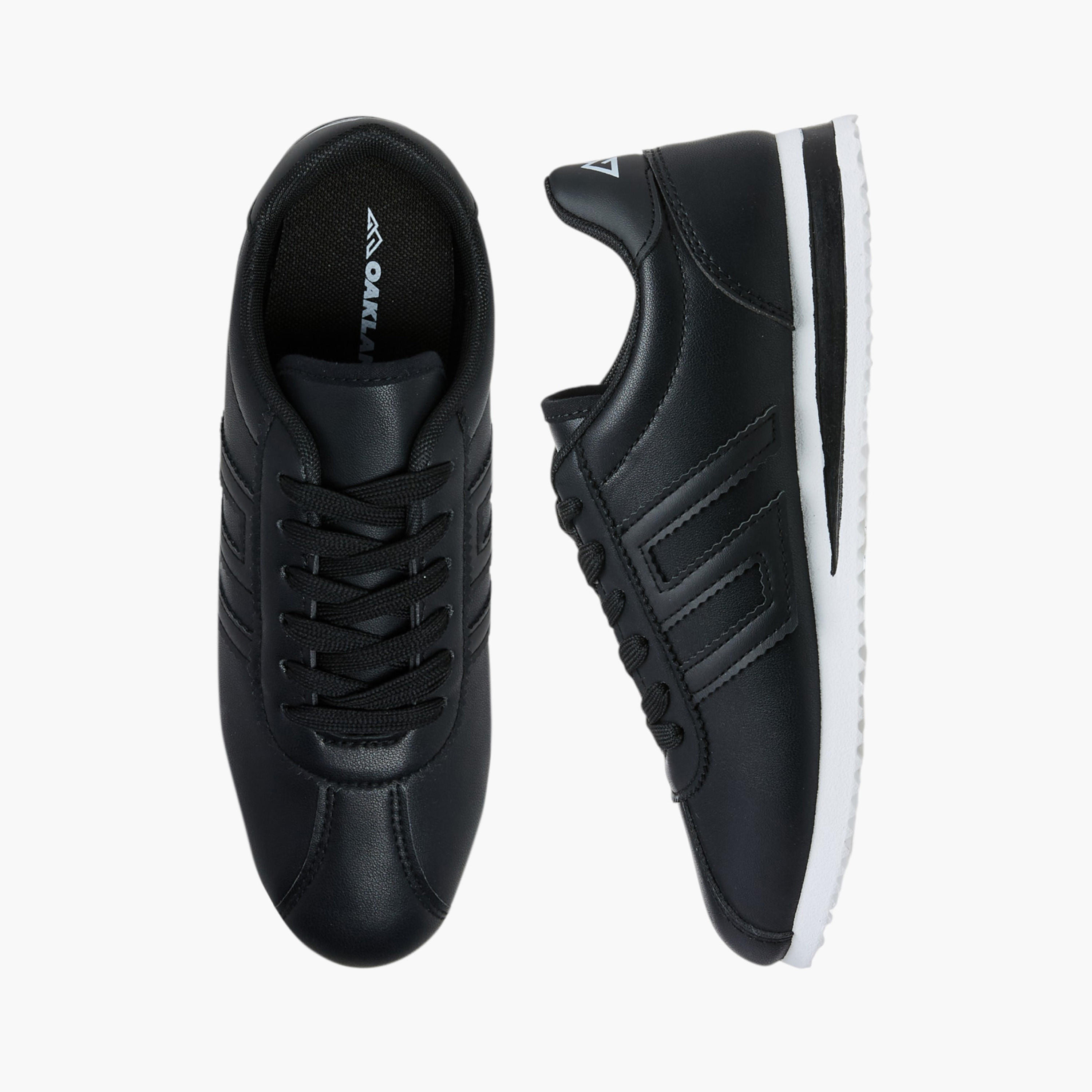 Oaklan by Shoexpress Panelled Lace-Up Sneakers-women-shoes-sneakers-image-1