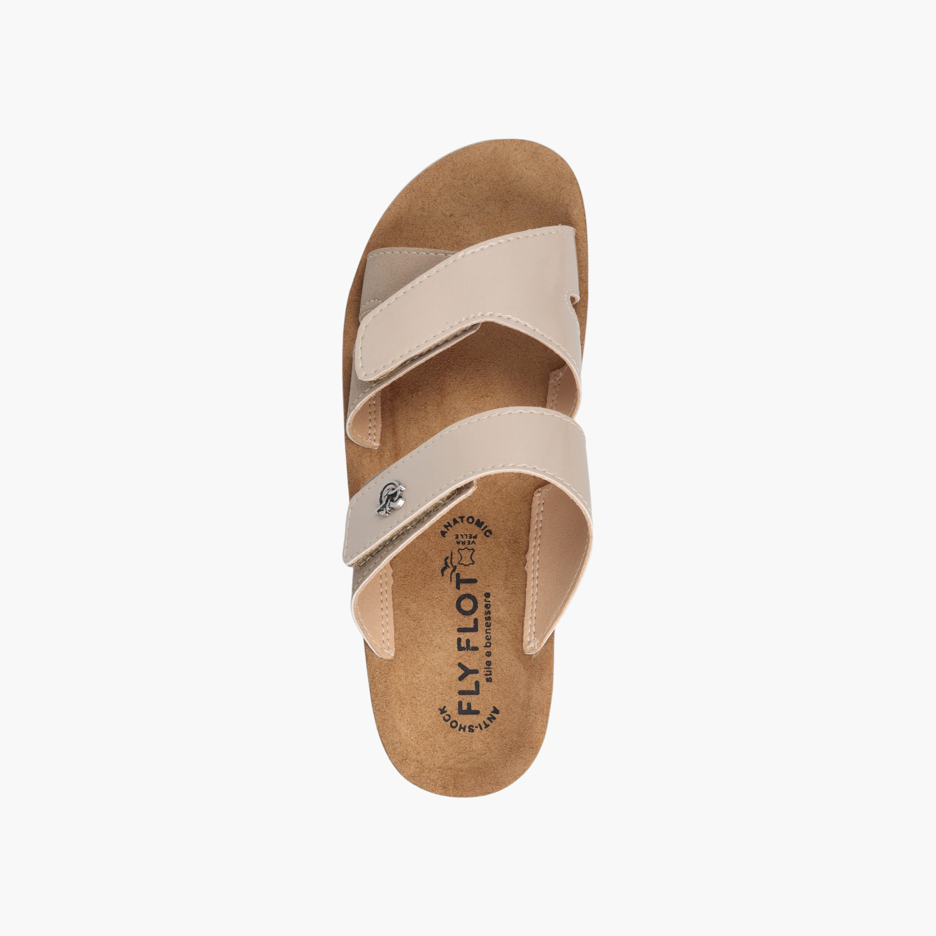 صندل سهل الارتداء بكعب ويدج وزينة شعار من فلاي فلوت-women-shoes-sandals-heeled-image-3