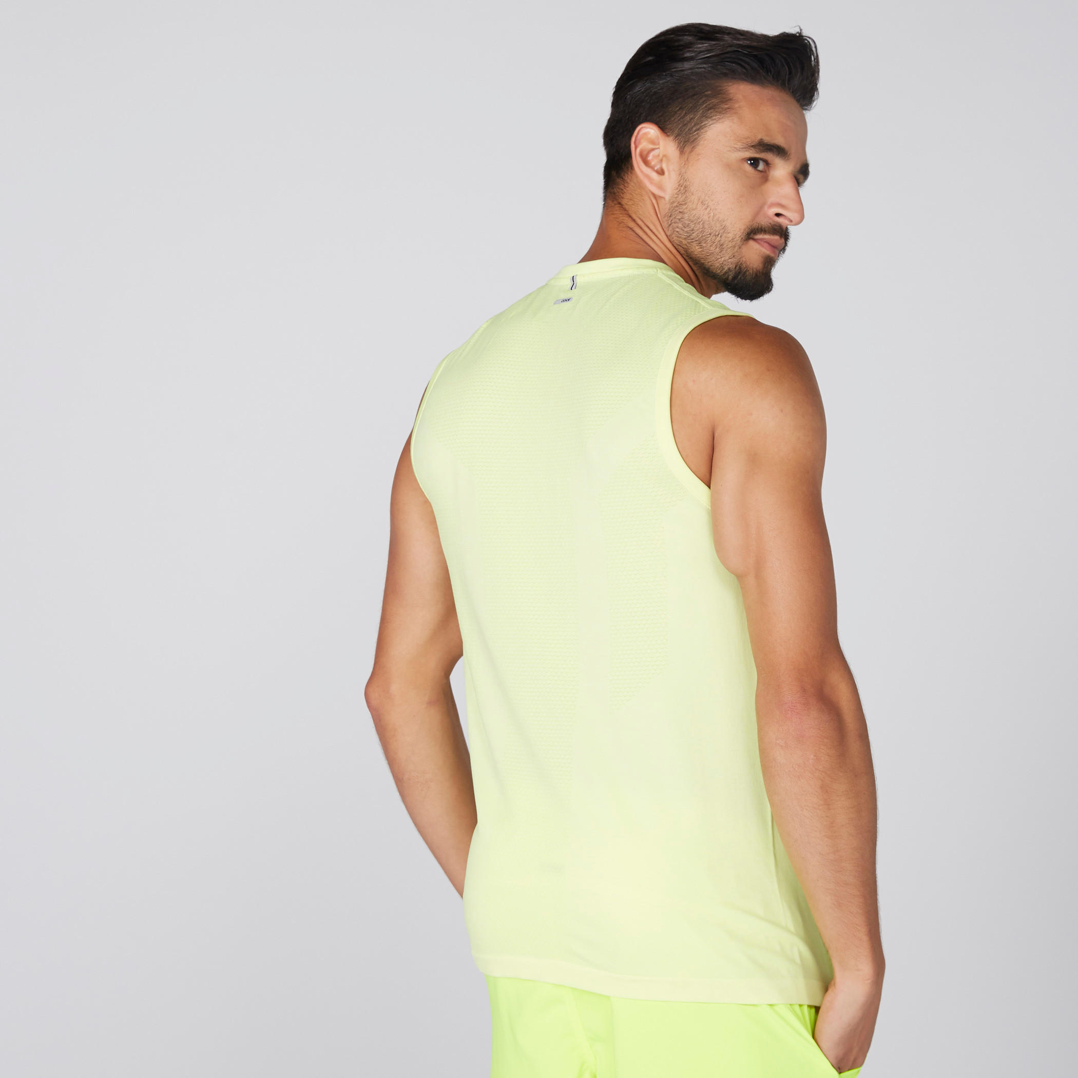 Kappa Textured Sleeveless T-Shirt with Crew Neck-men-clothing-sportswearandactivewear-tshirtsandpolos-image-4