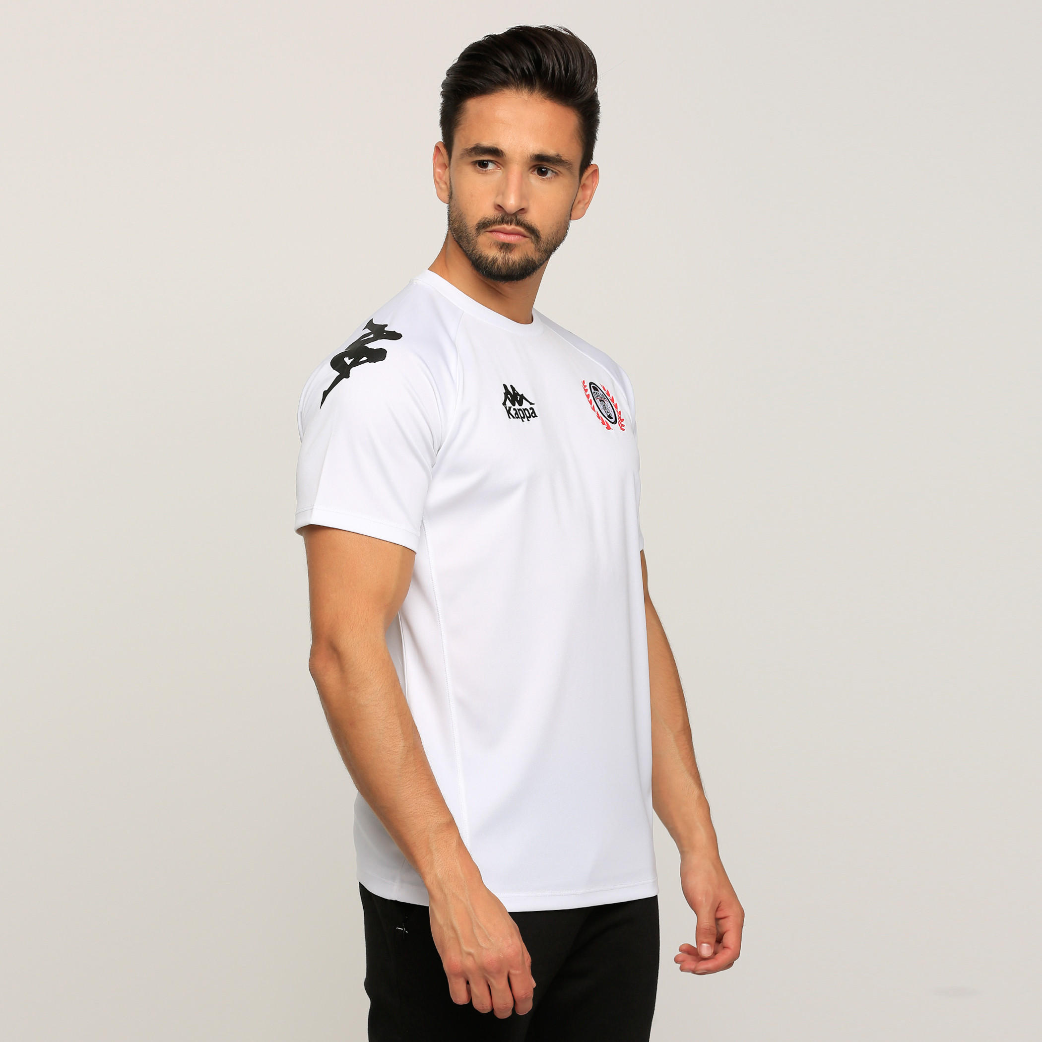 تيشيرت بياقة ضيقة وأكمام قصيرة وطبعات من كابا-men-clothing-sportswearandactivewear-tshirtsandpolos-image-3