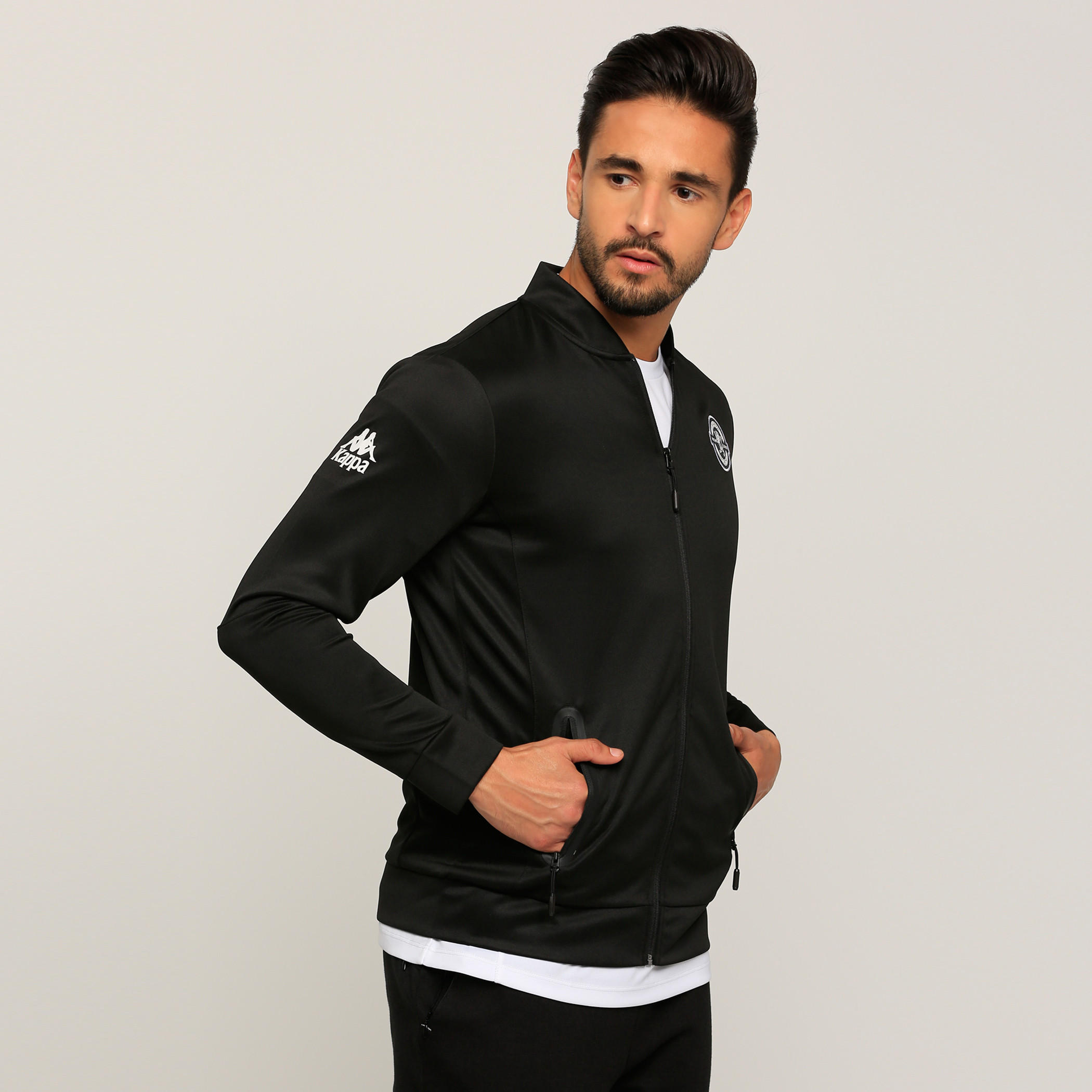 Kappa Printed Jacket with Long Sleeves and Zip Closure-men-clothing-jacketsandblazers-jackets-image-3