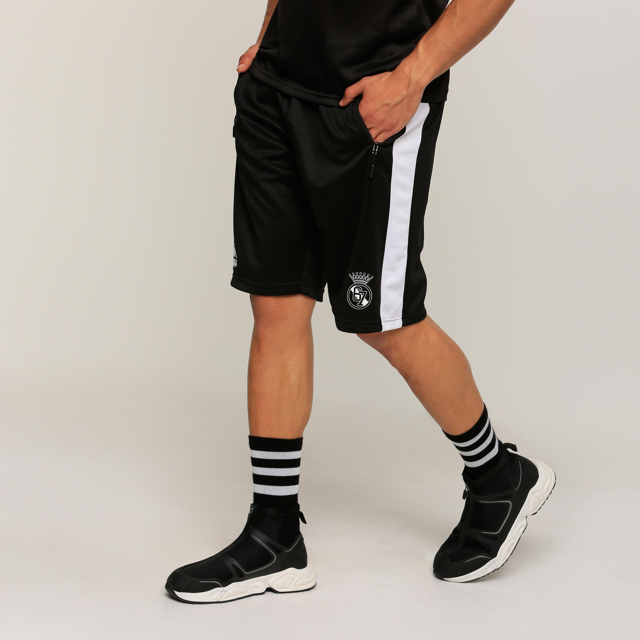 Kappa Printed Shorts with Pocket Detailing-men-clothing-sportswearandactivewear-bottoms-image-3