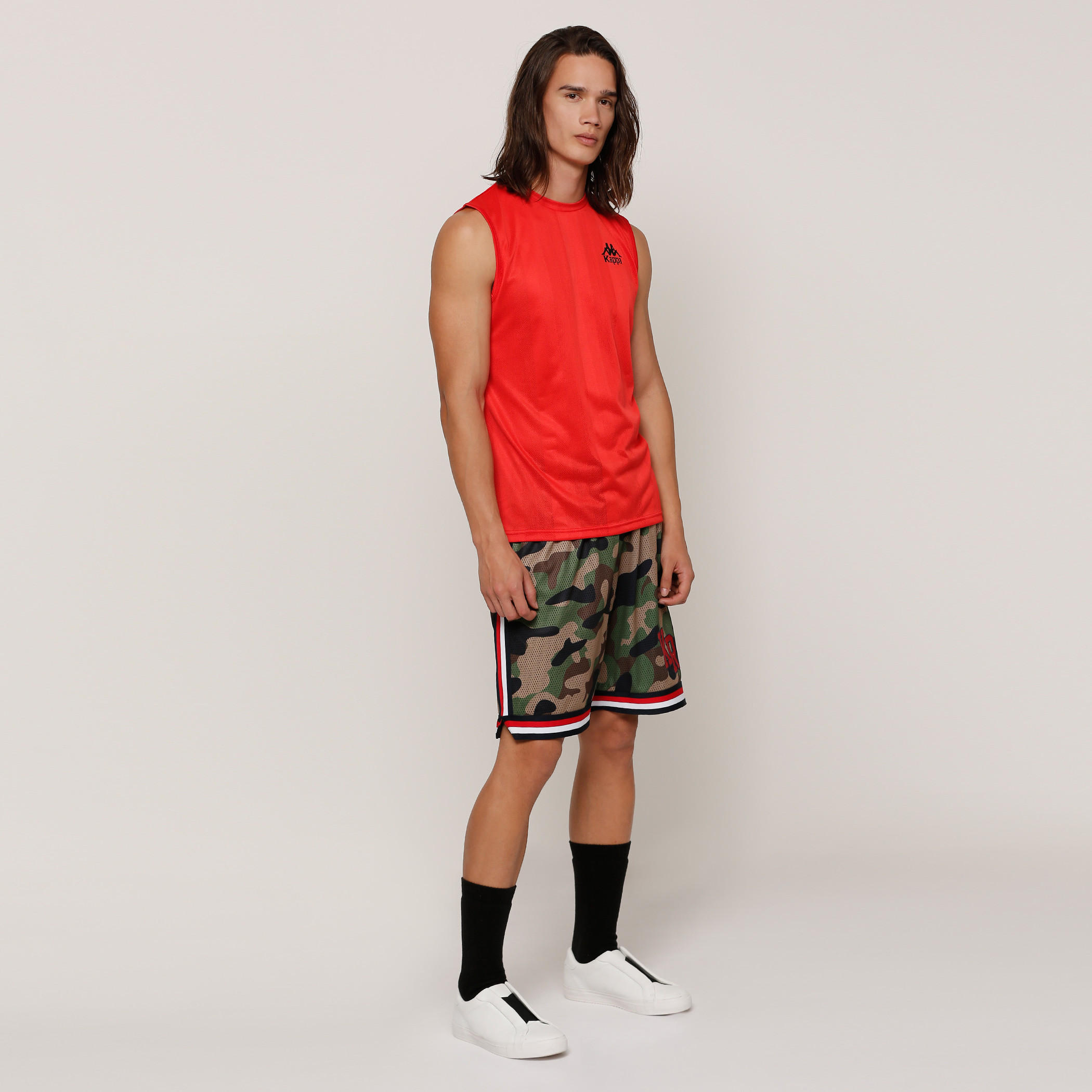 تيشيرت دون أكمام بياقة ضيقة من كابا-men-clothing-sportswearandactivewear-tshirtsandpolos-image-5