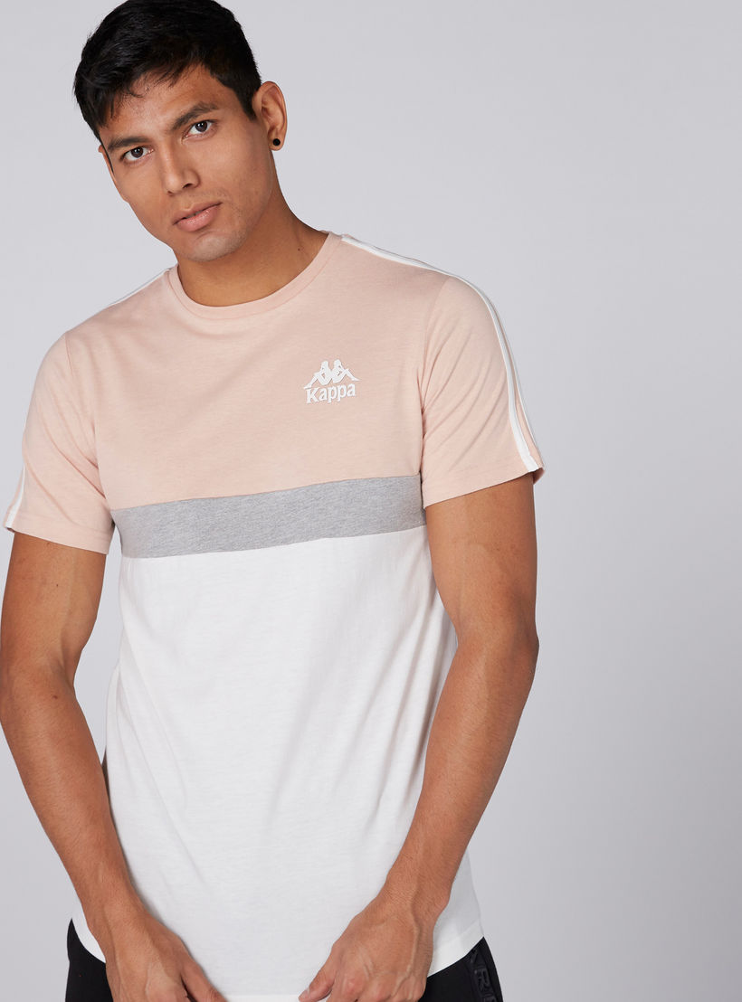 تيشيرت بياقة مستديرة وأكمام قصيرة من كابا-men-clothing-sportswearandactivewear-tshirtsandpolos-image-1