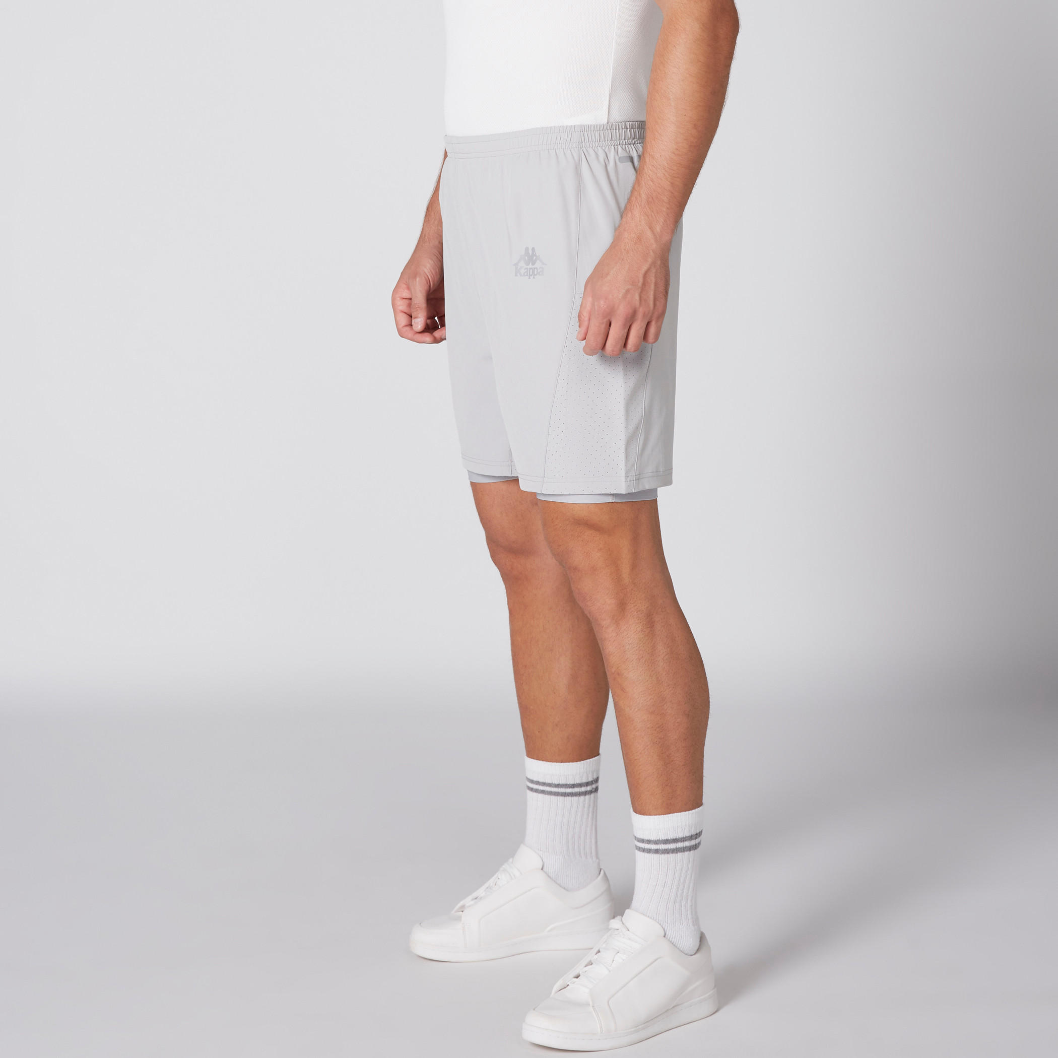 Kappa Pocket Detail Running Shorts with Elasticised Waistband-men-clothing-sportswearandactivewear-bottoms-image-4