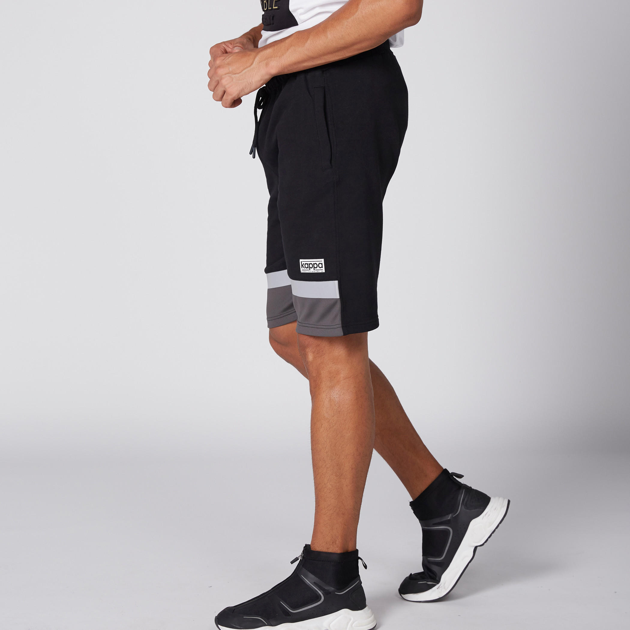 Kappa Shorts with Elasticised Waistband and Pocket Detail-men-clothing-sportswearandactivewear-bottoms-image-4