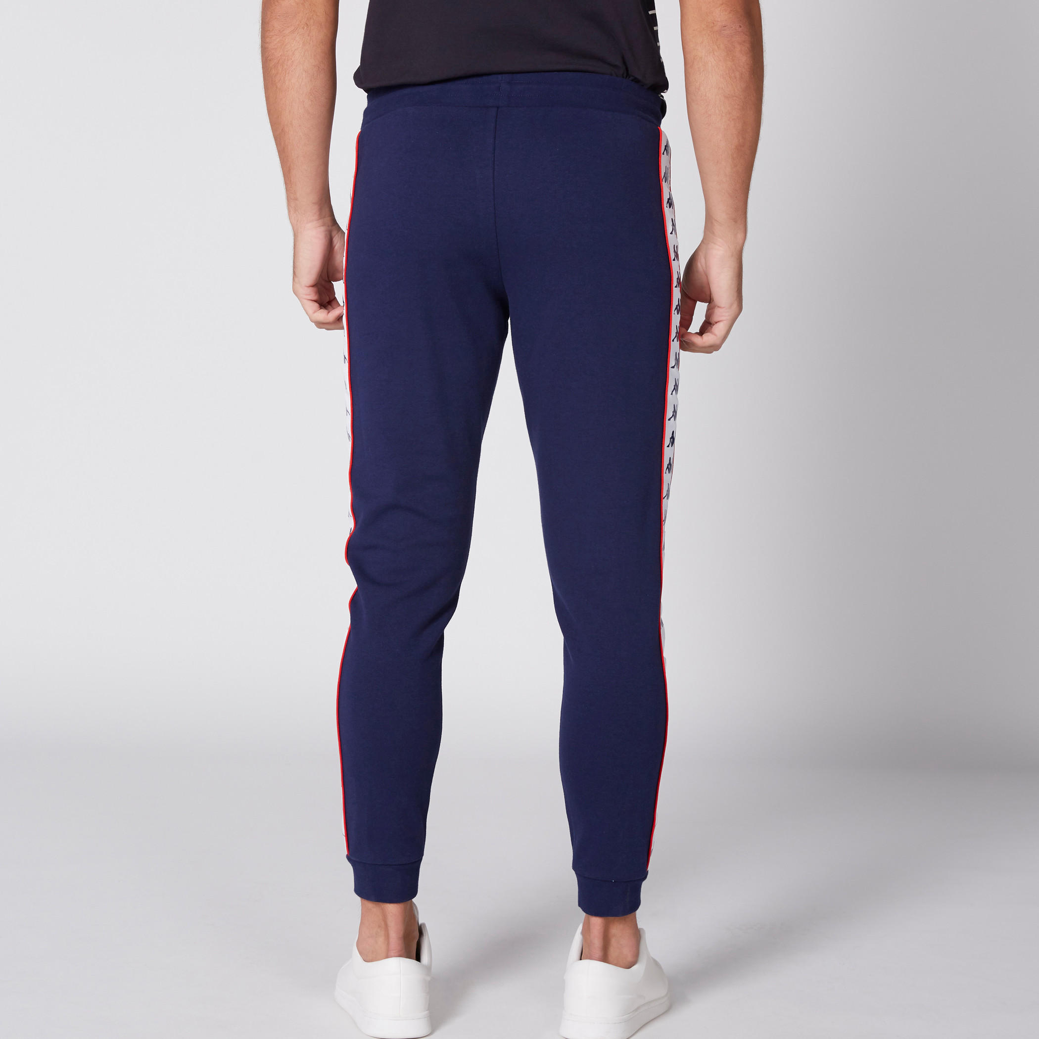 بنطال طويل بخصر مطاطي وجيوب من كابا-men-clothing-sportswearandactivewear-bottoms-image-5