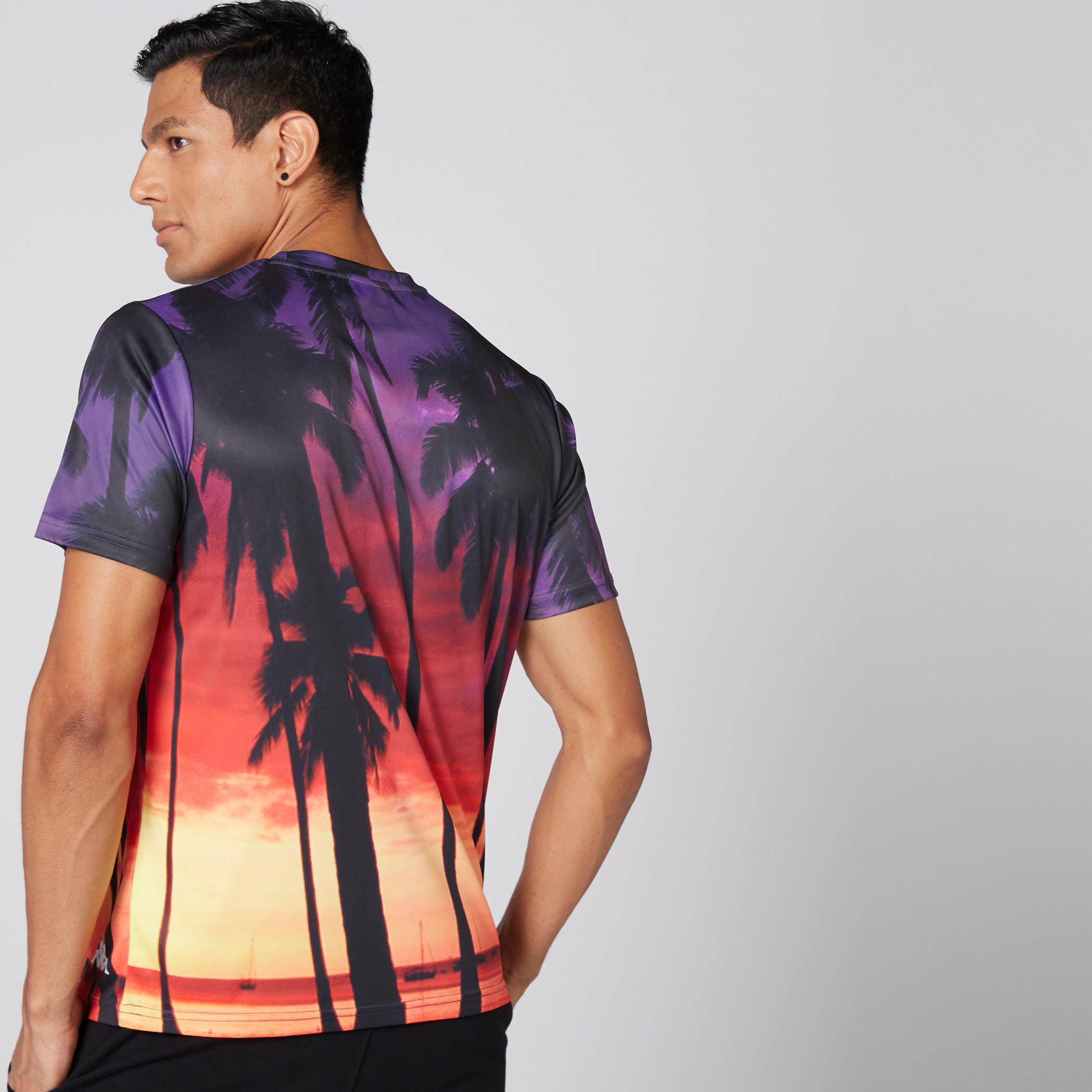 Kappa Printed T-Shirt with Round Neck and Short Sleeves-men-clothing-tshirtsandpolos-tshirts-image-2