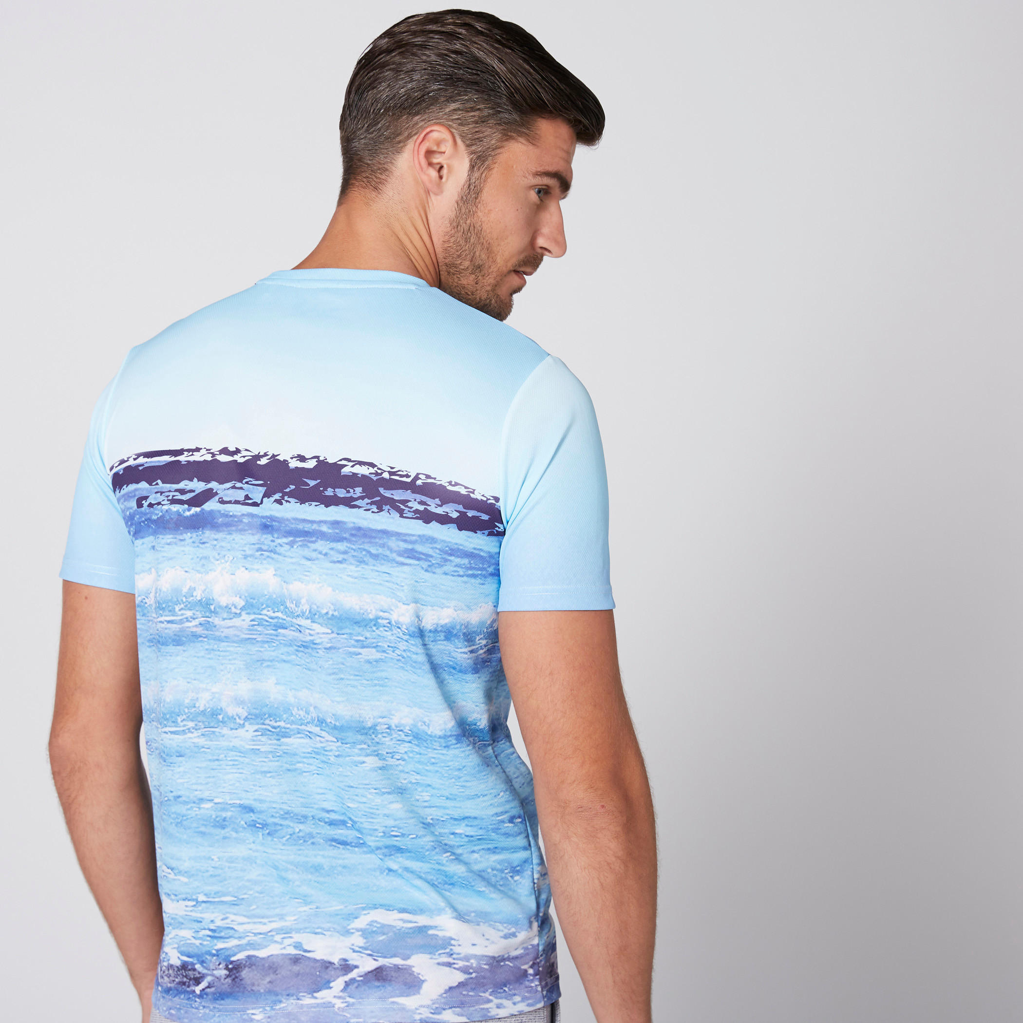 Kappa Printed T-Shirt with Round Neck and Short Sleeves-men-clothing-tshirtsandpolos-tshirts-image-2