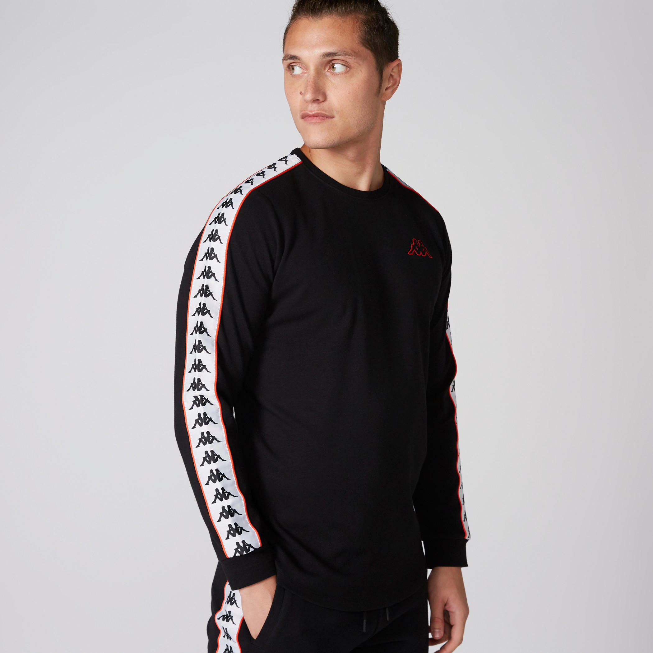 سويت شيرت بأكمام طويلة من كابا-men-winterwear-hoodiesandsweatshirts-image-1