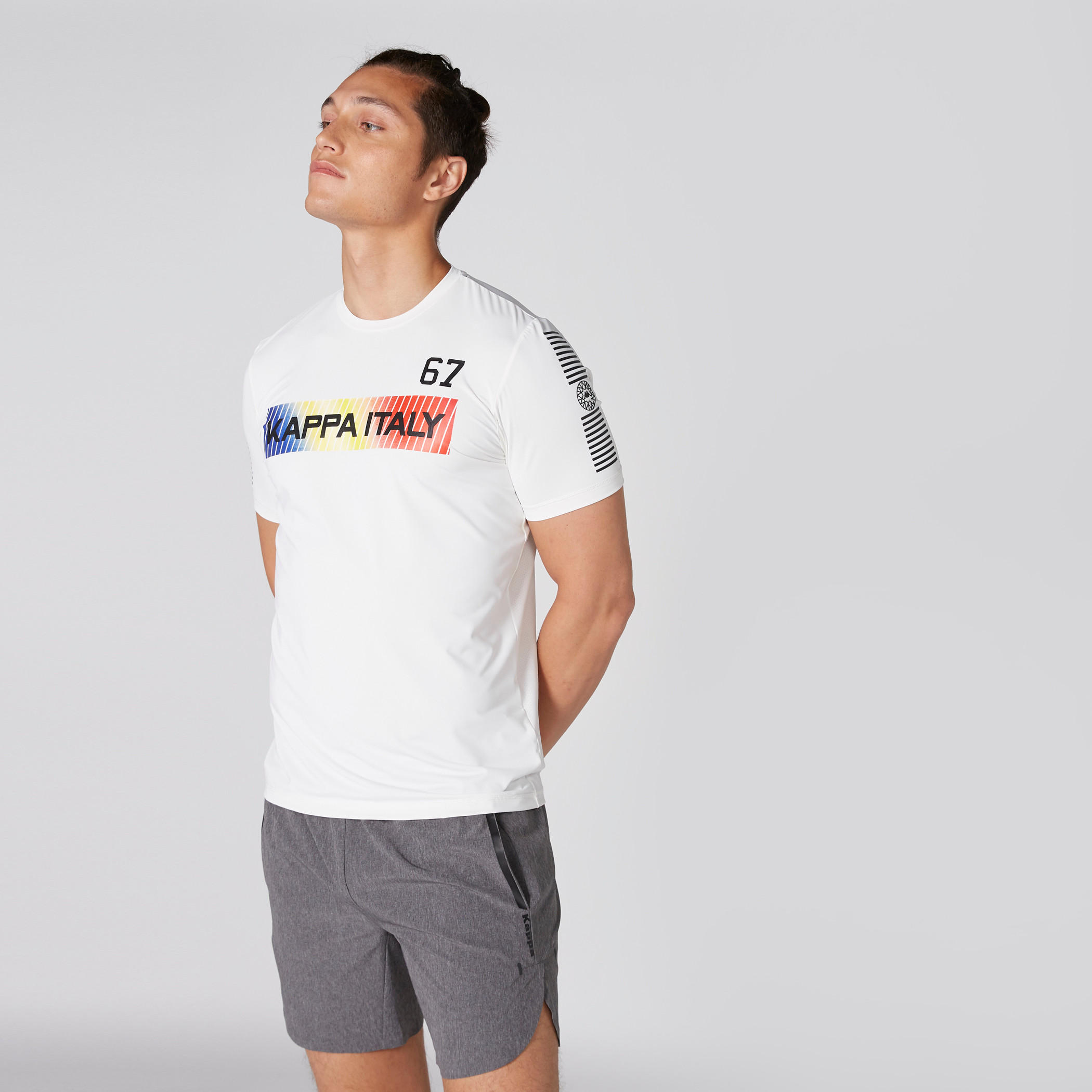 Kappa Printed T-Shirt with Round Neck and Short Sleeves-men-clothing-sportswearandactivewear-tshirtsandpolos-image-1
