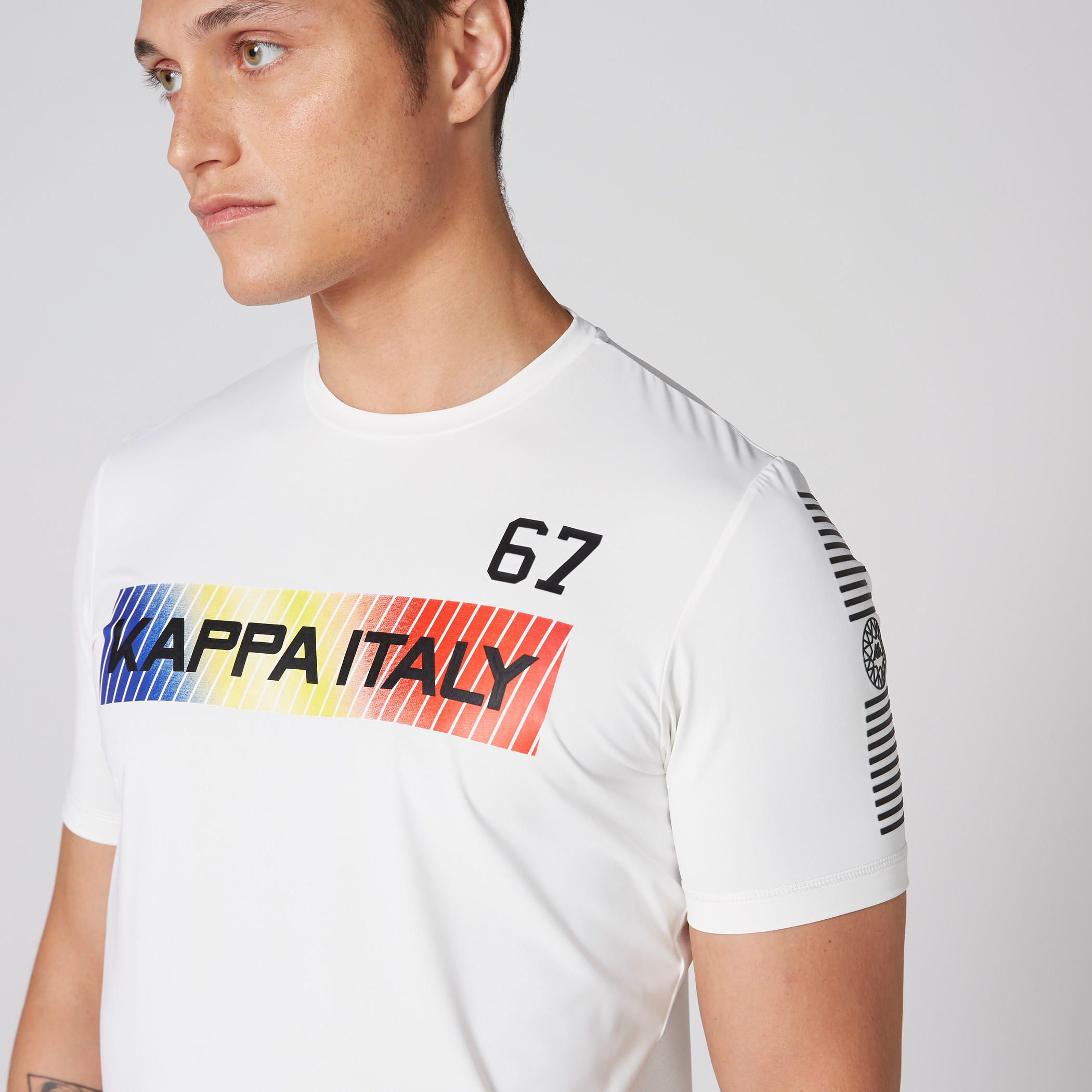 Kappa Printed T-Shirt with Round Neck and Short Sleeves-men-clothing-sportswearandactivewear-tshirtsandpolos-image-4