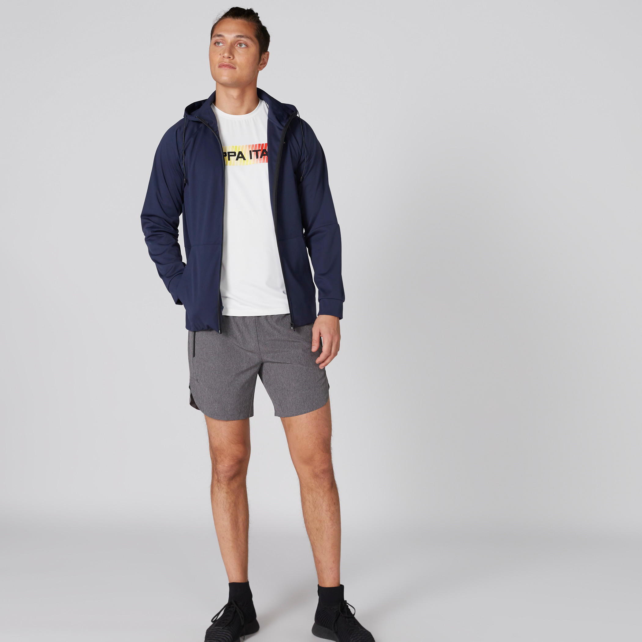 جاكيت بأكمام طويلة وسحّاب إغلاق وقبعة من كابا-men-winterwear-hoodiesandsweatshirts-image-3