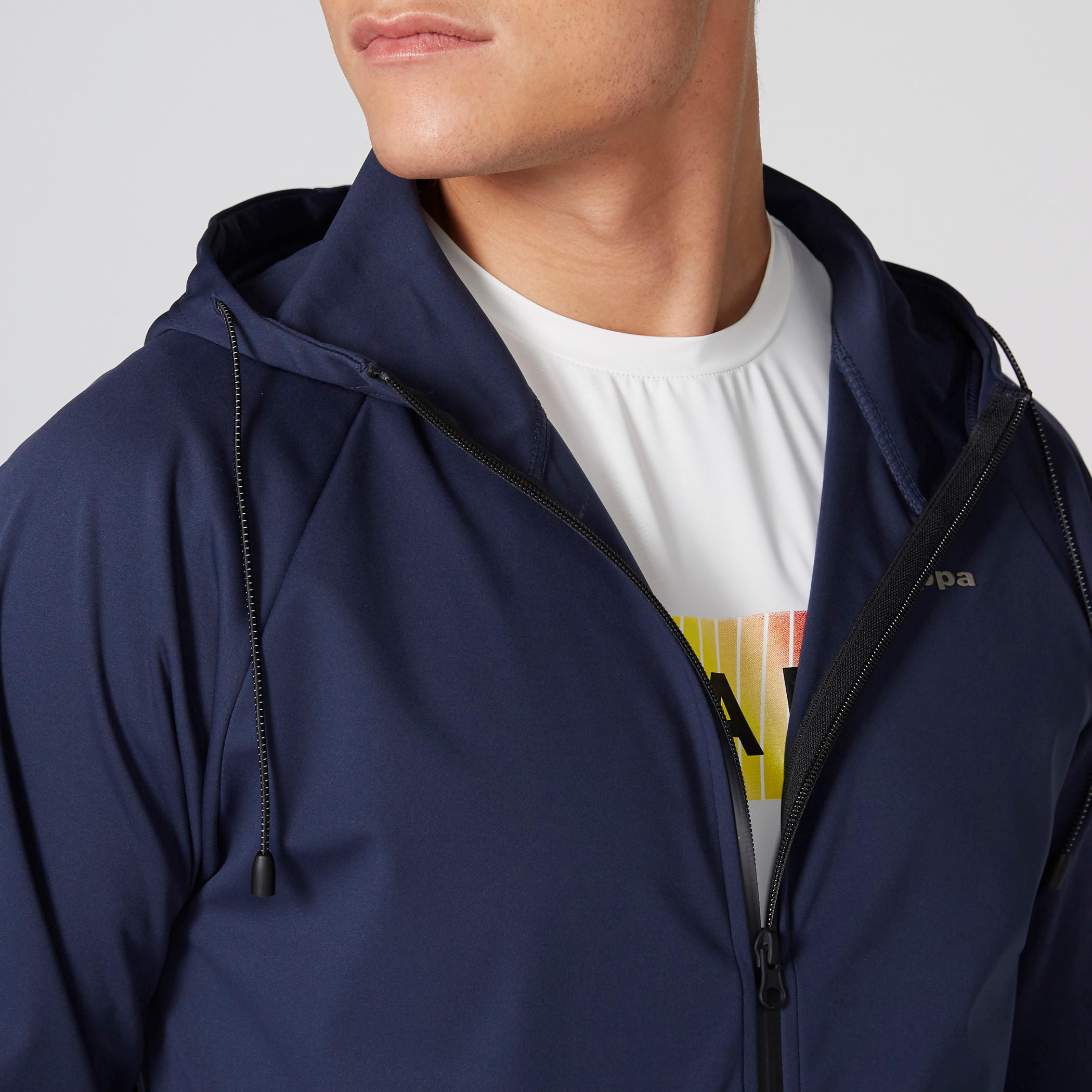 جاكيت بأكمام طويلة وسحّاب إغلاق وقبعة من كابا-men-winterwear-hoodiesandsweatshirts-image-4