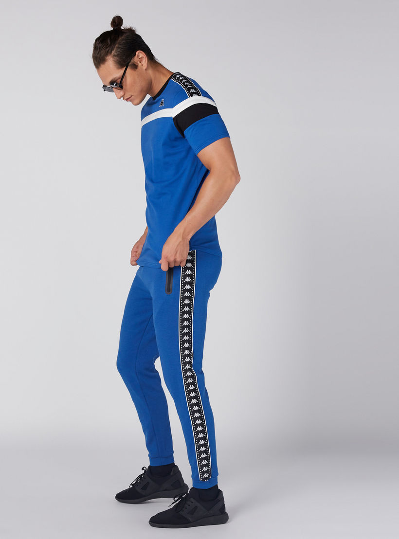 Kappa Full Length Jog Pants with Side Tape Detail-men-clothing-sportswearandactivewear-bottoms-image-1
