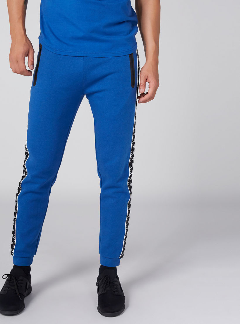 Kappa Full Length Jog Pants with Side Tape Detail-men-clothing-sportswearandactivewear-bottoms-image-2