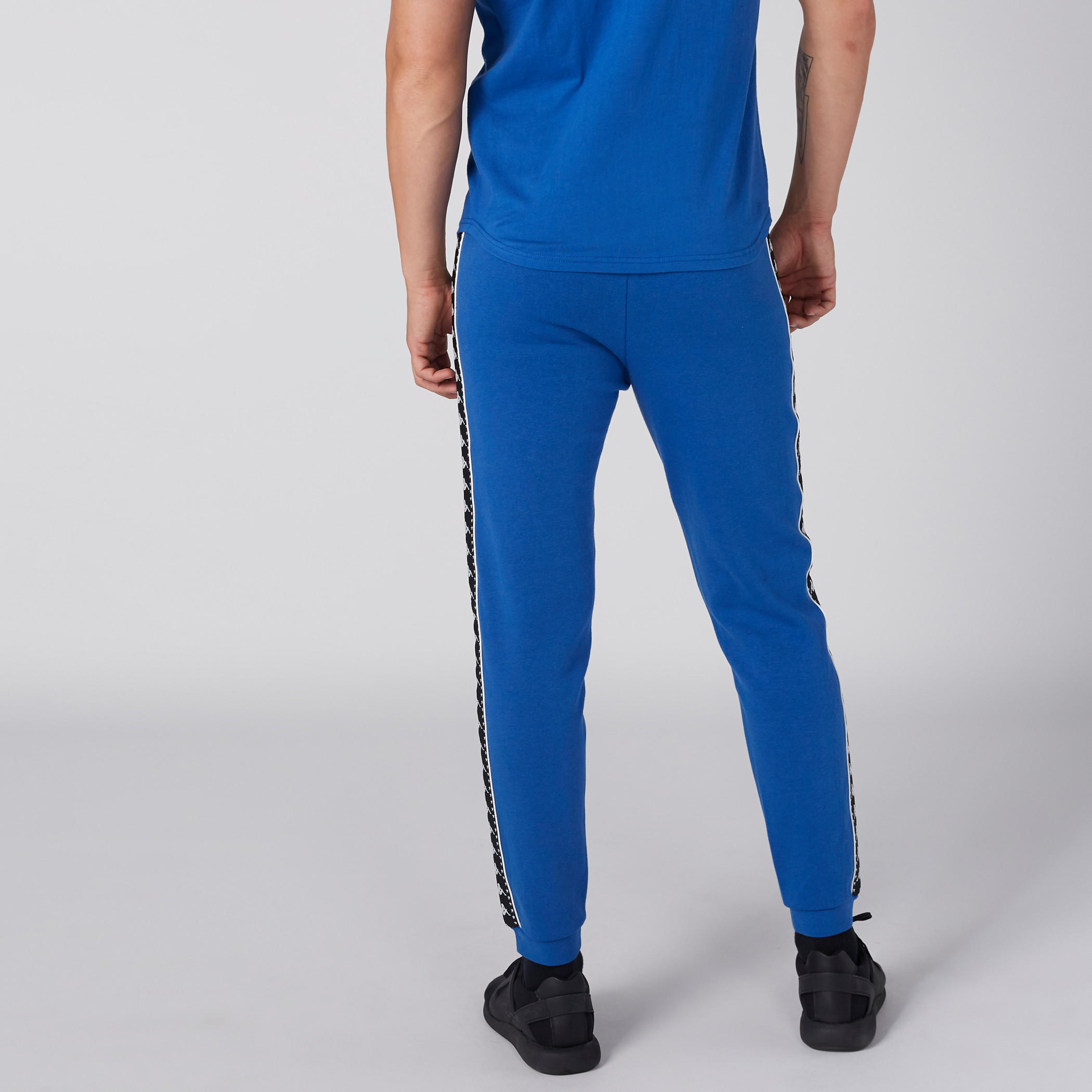 Kappa Full Length Jog Pants with Side Tape Detail-men-clothing-sportswearandactivewear-bottoms-image-3