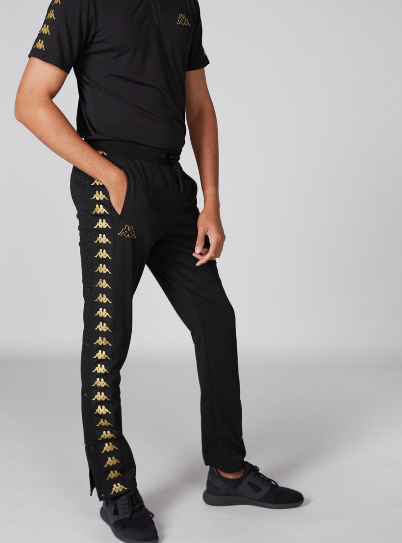 بنطال رياضي طويل بخصر مطاطي من كابا-men-clothing-sportswearandactivewear-bottoms-image-4