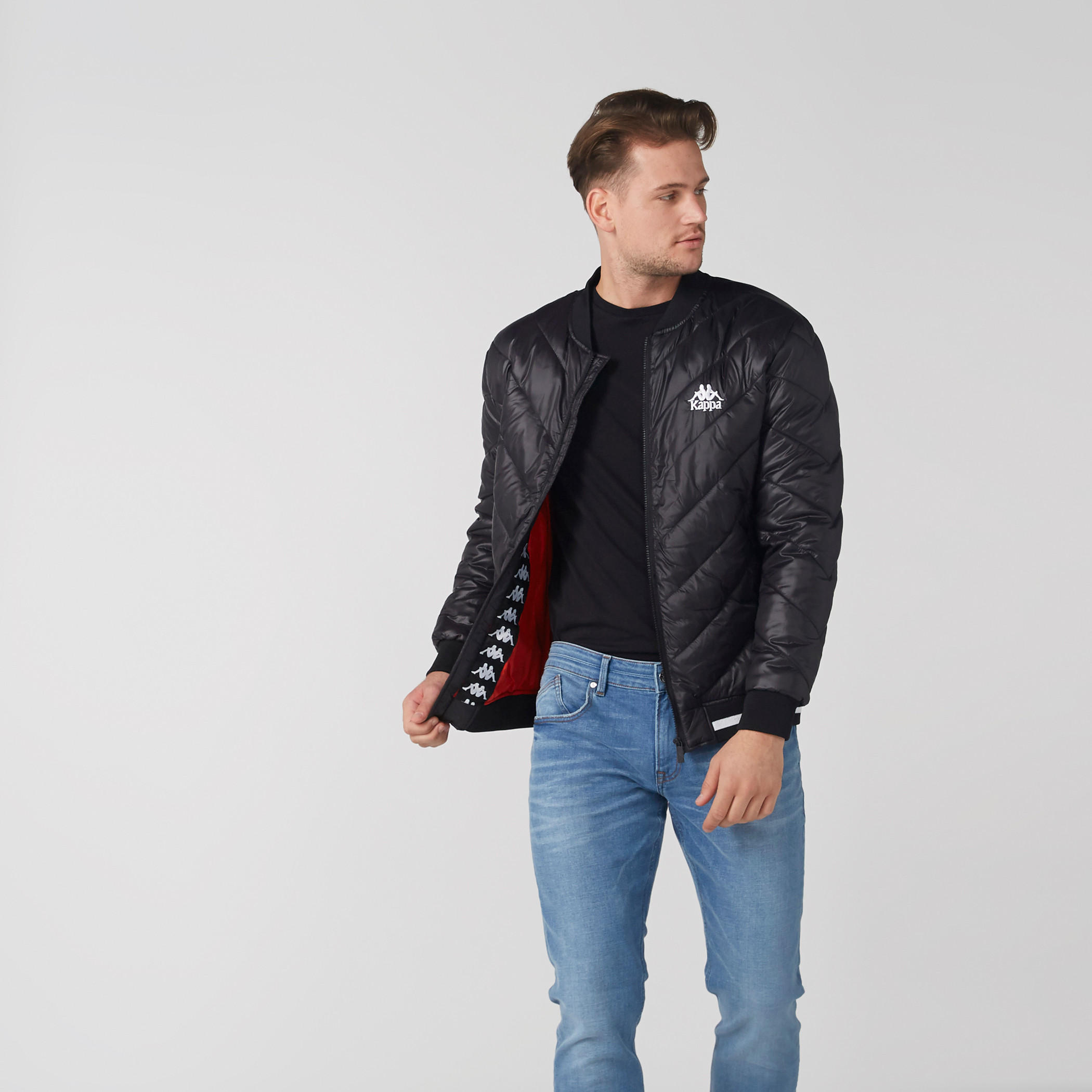 Kappa Quilted Jacket with Long Sleeves and Zip Closure-men-clothing-jacketsandblazers-jackets-image-1