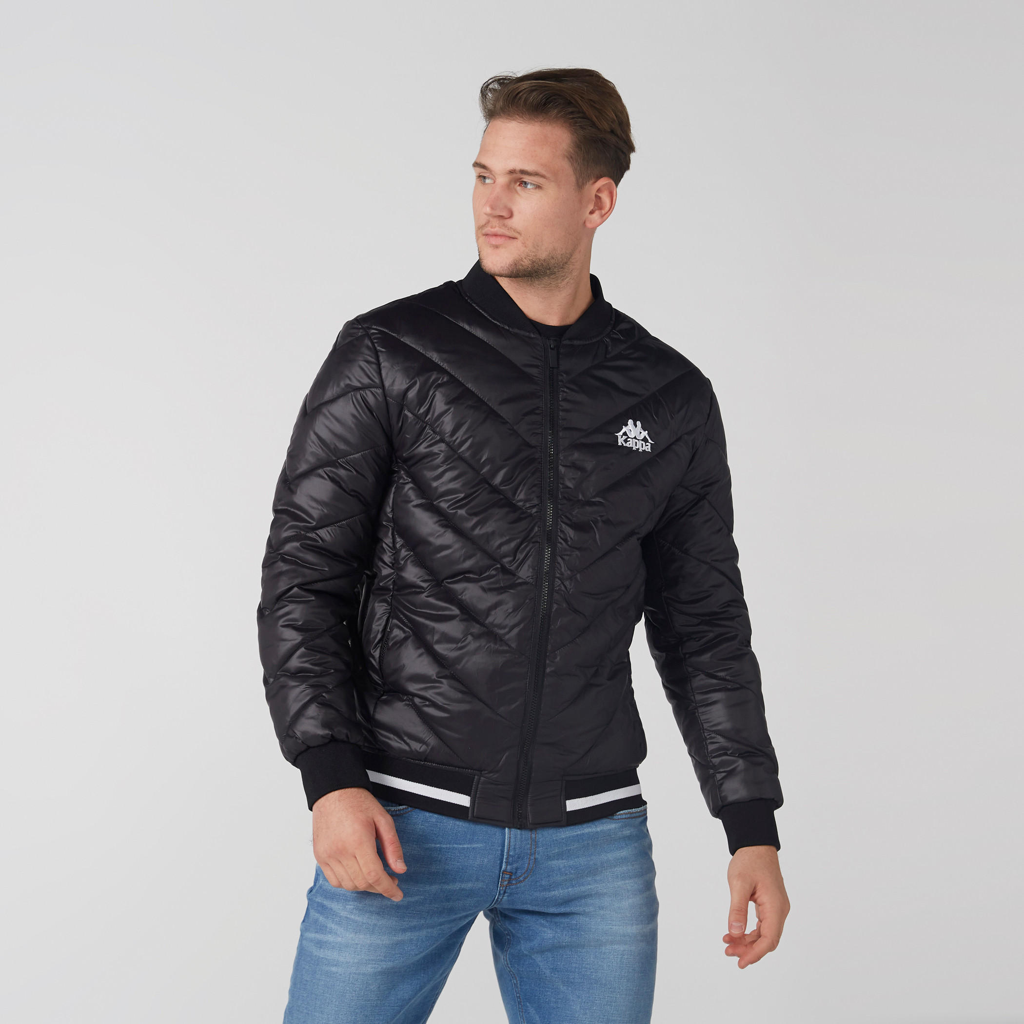جاكيت مبطن بأكمام طويلة وسحّاب إغلاق من كابا-men-clothing-jacketsandblazers-jackets-image-3