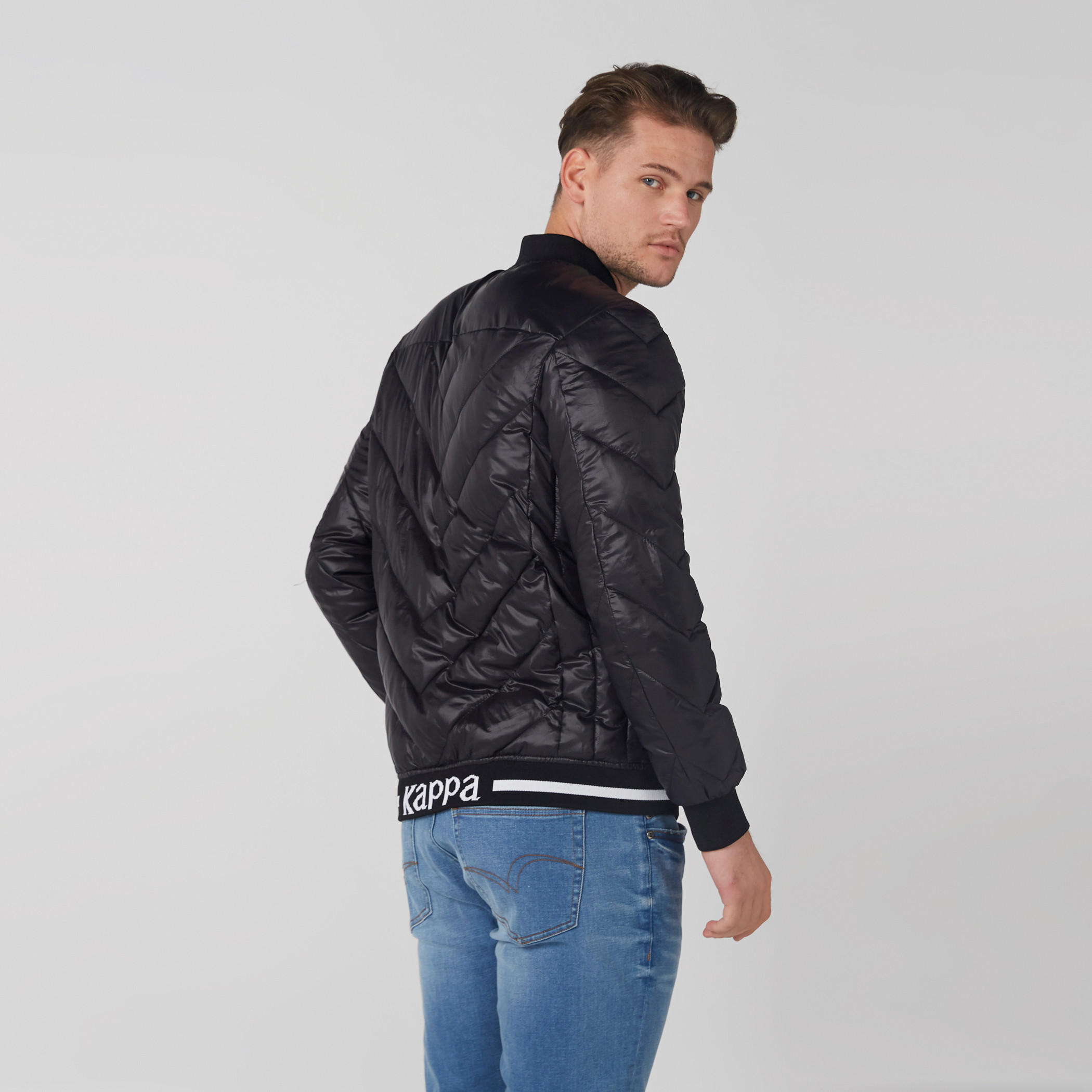 Kappa Quilted Jacket with Long Sleeves and Zip Closure-men-clothing-jacketsandblazers-jackets-image-4