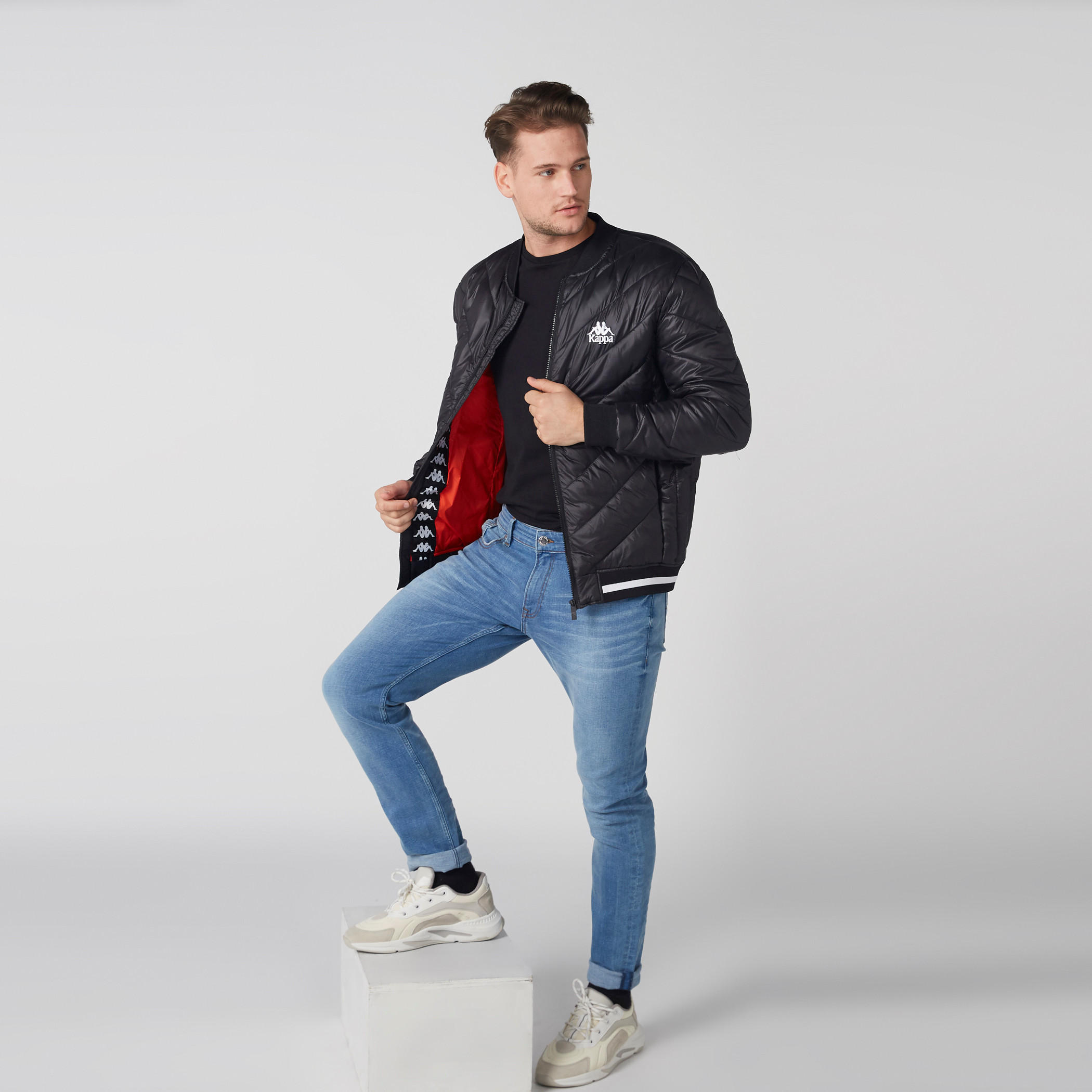 جاكيت مبطن بأكمام طويلة وسحّاب إغلاق من كابا-men-clothing-jacketsandblazers-jackets-image-5