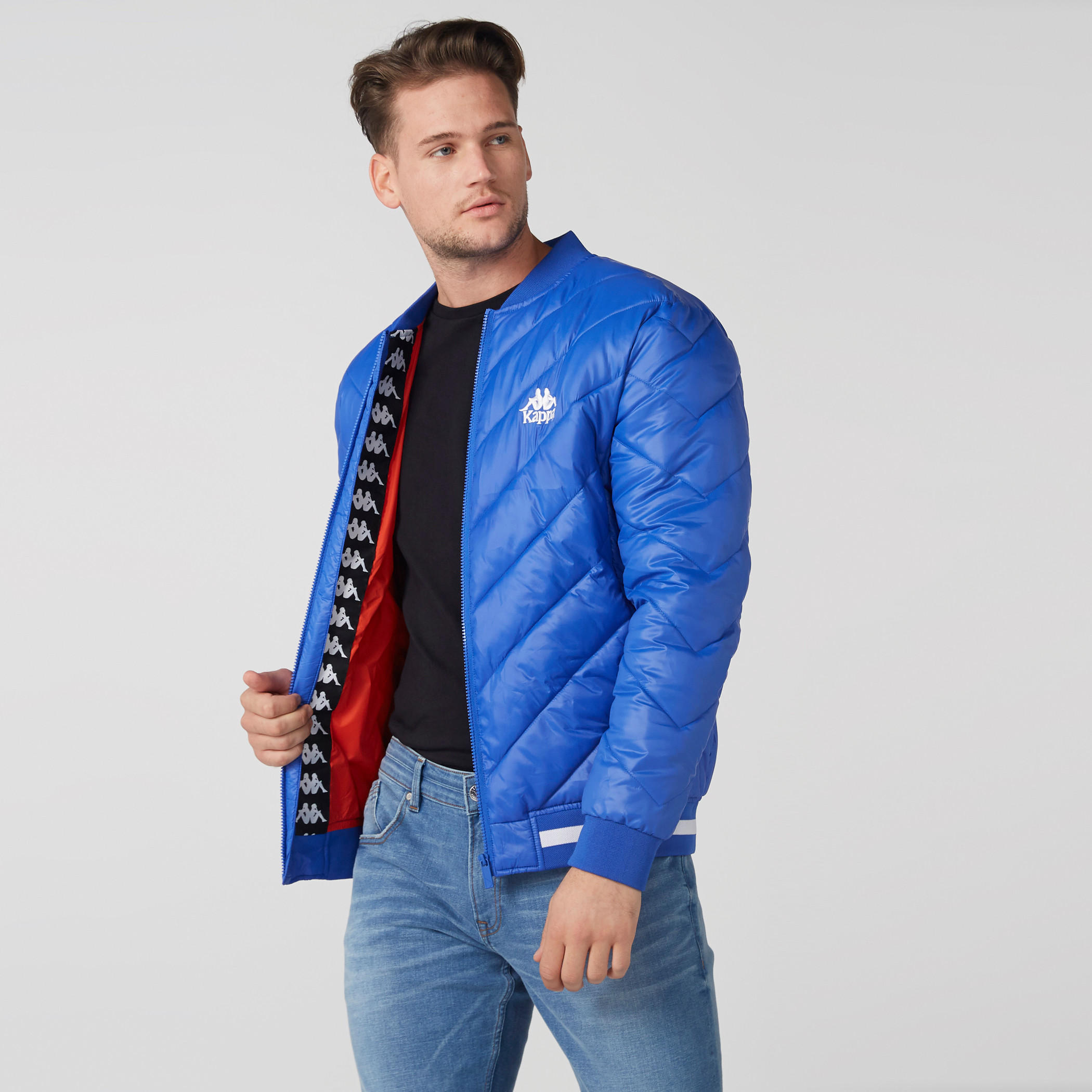 جاكيت مبطن بأكمام طويلة وسحّاب إغلاق من كابا-men-clothing-jacketsandblazers-jackets-image-7