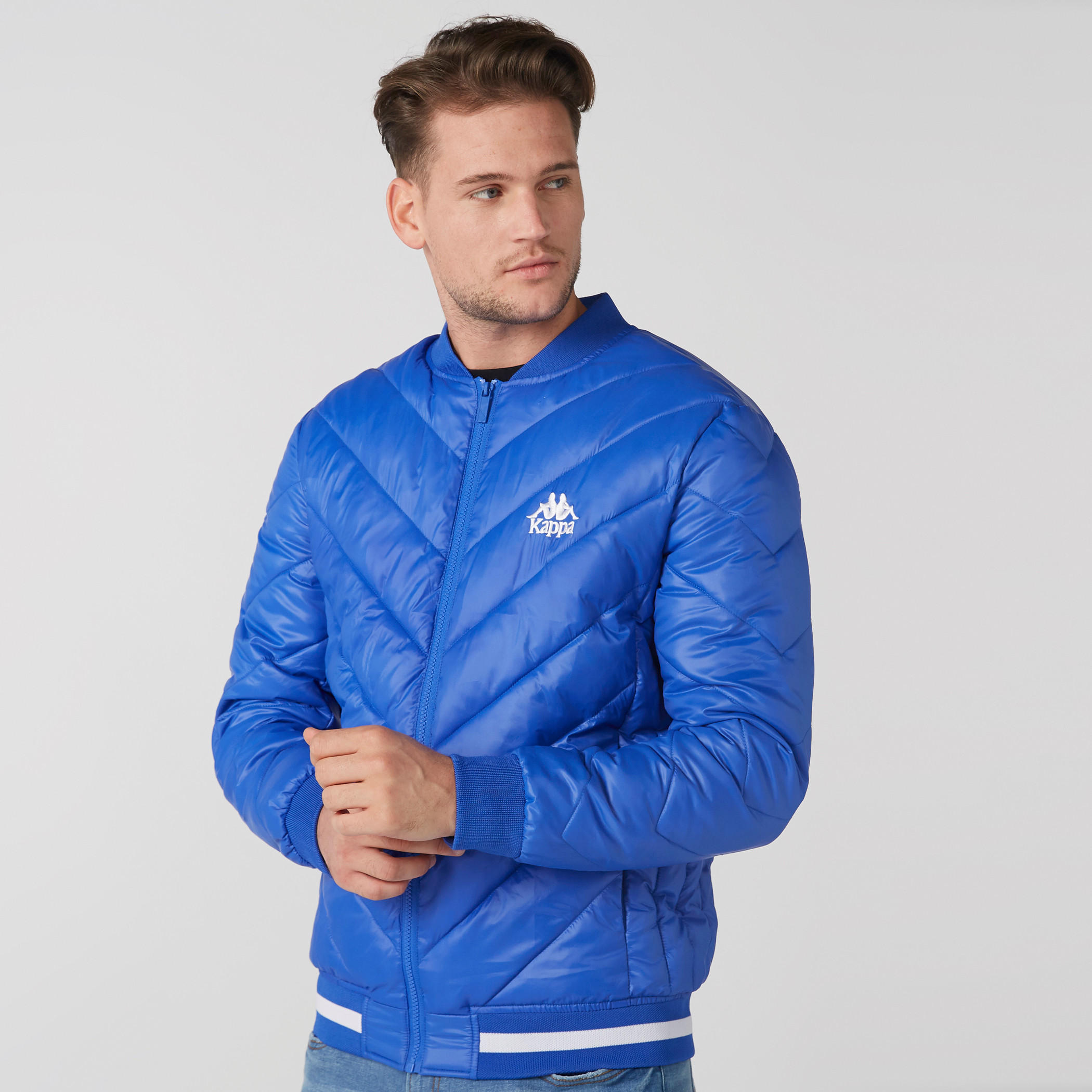 جاكيت مبطن بأكمام طويلة وسحّاب إغلاق من كابا-men-clothing-jacketsandblazers-jackets-image-10