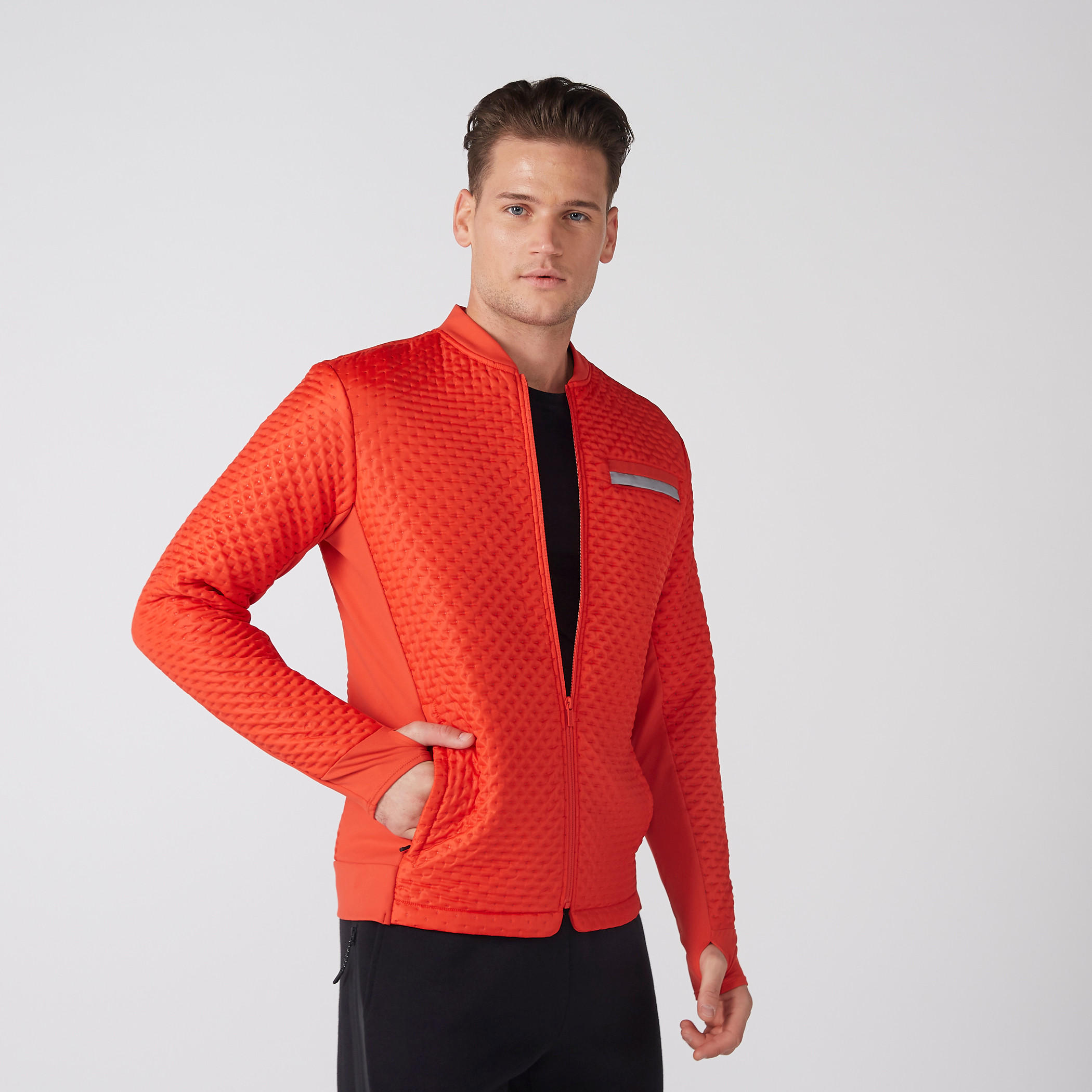 جاكيت بأكمام طويلة وفتحة إبهام من كابا-men-clothing-jacketsandblazers-jackets-image-1
