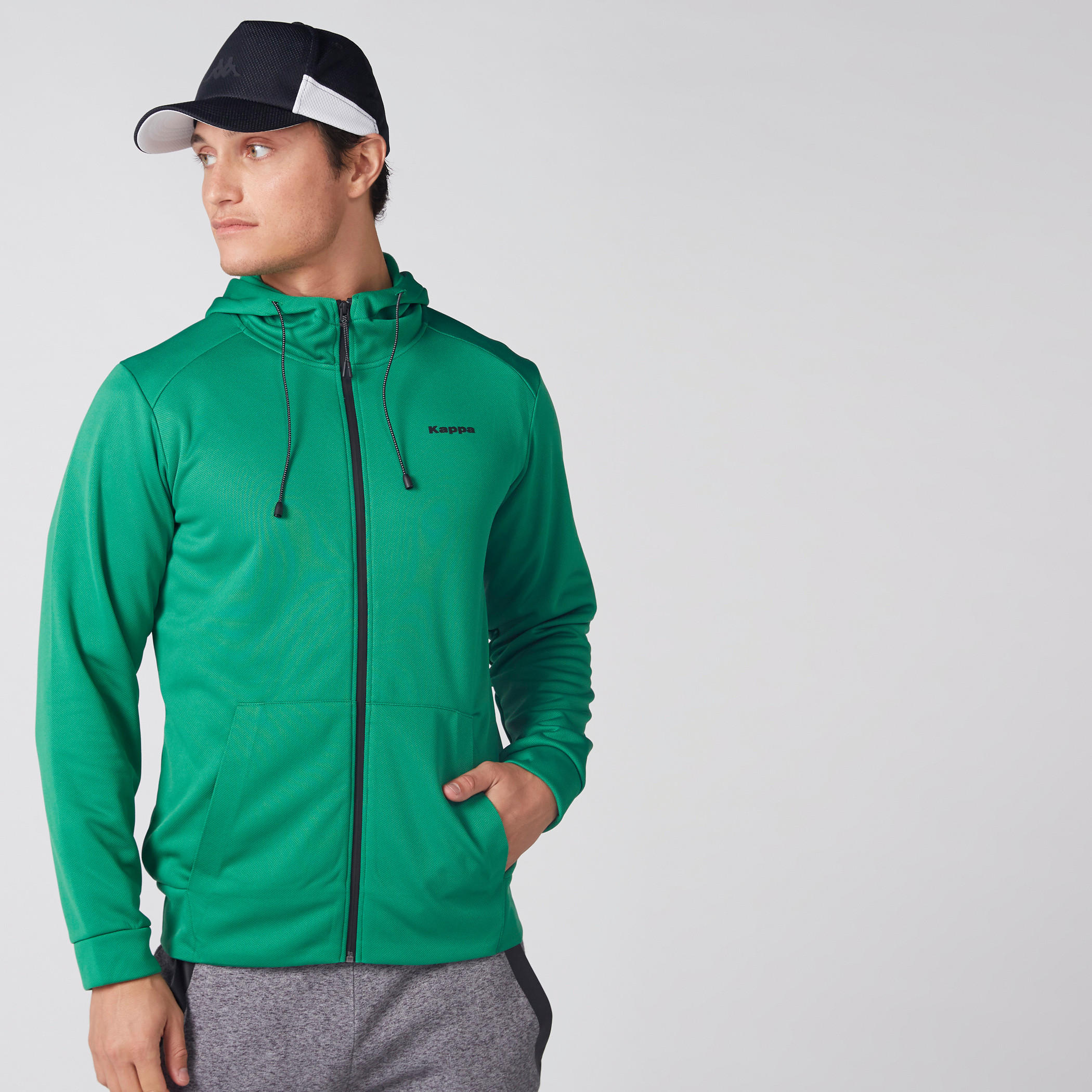 Kappa Long Sleeves Jacket with Zip Closure and Hood-men-clothing-jacketsandblazers-jackets-image-1