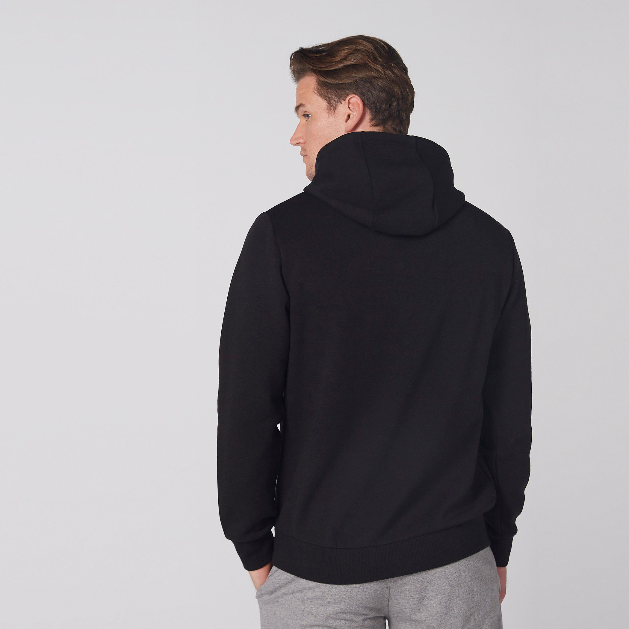 Kappa Printed Sweatshirt with Long Sleeves and Hood-men-winterwear-hoodiesandsweatshirts-image-4