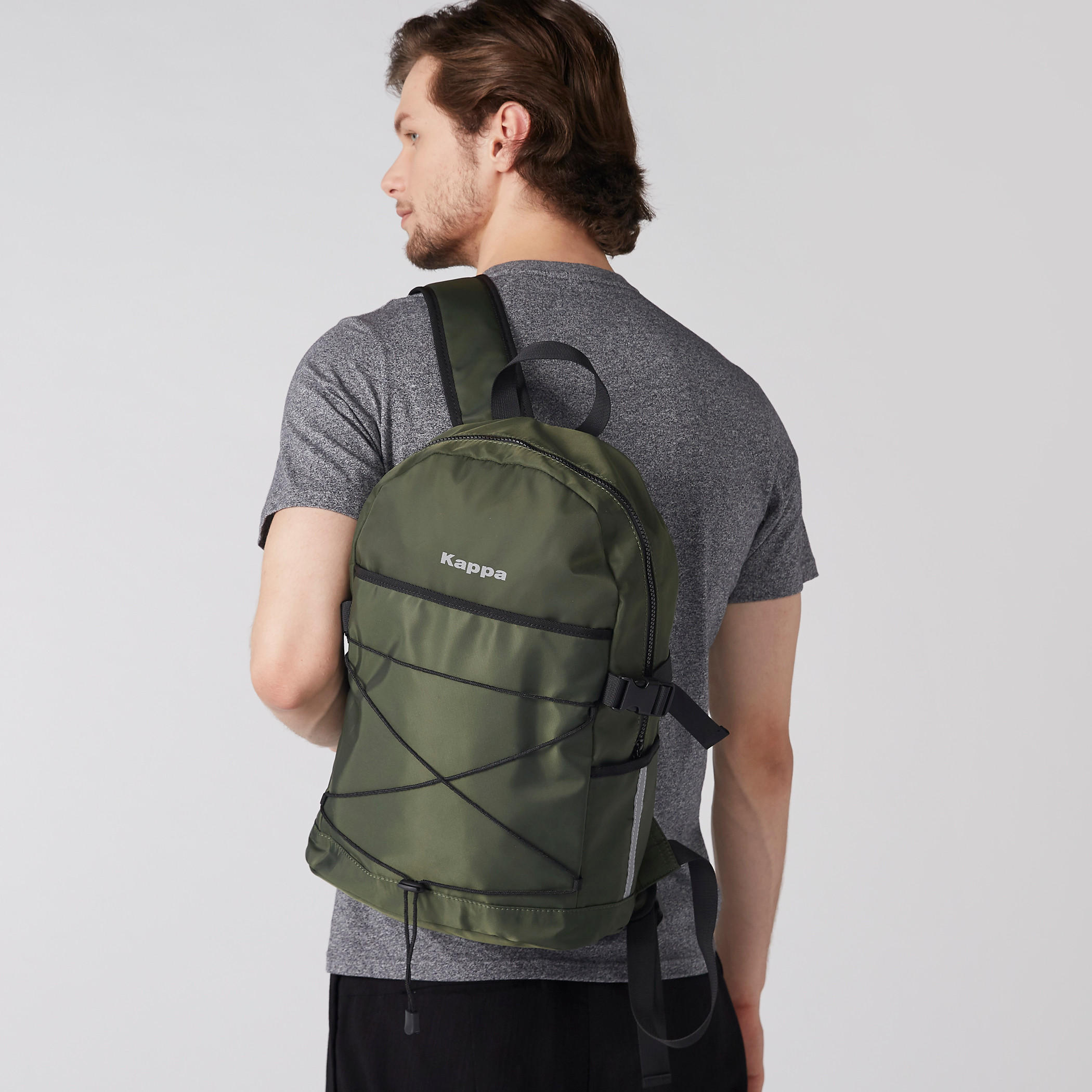 حقيبة ظهر بسحّاب إغلاق وحمّالات كتف قابلة للتعديل من كابا-men-bags-image-2