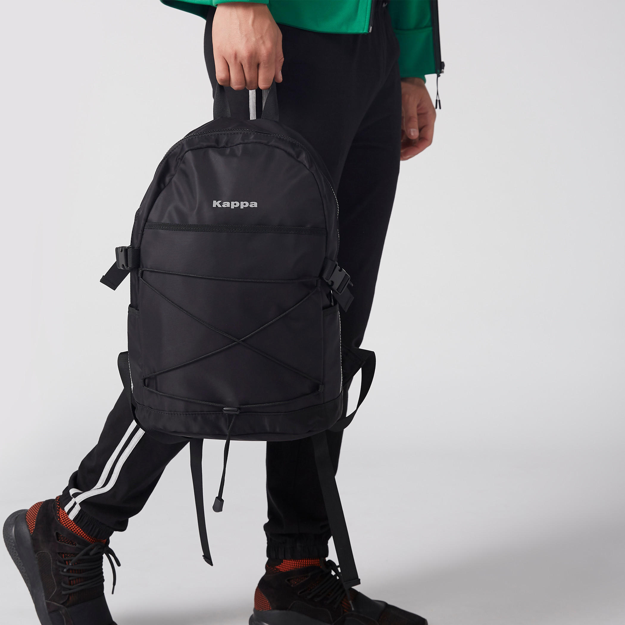 Kappa Backpack with Zip Closure and Adjustable Shoulder Straps-men-bags-image-2