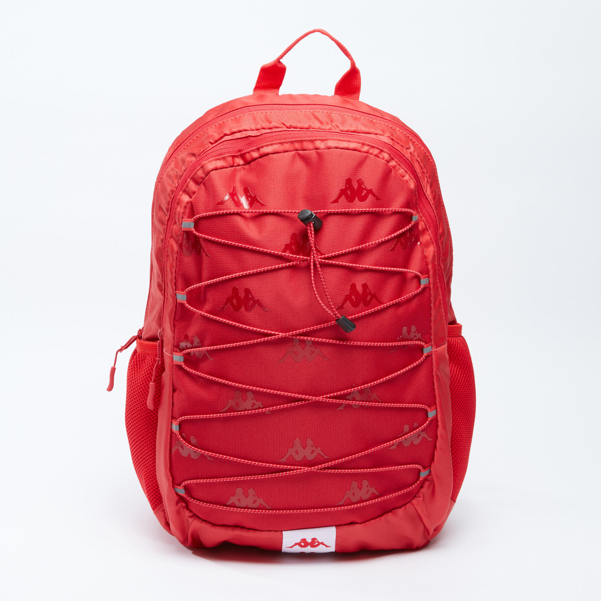 Kappa Printed Backpack with Zip Closure-men-bags-image-1