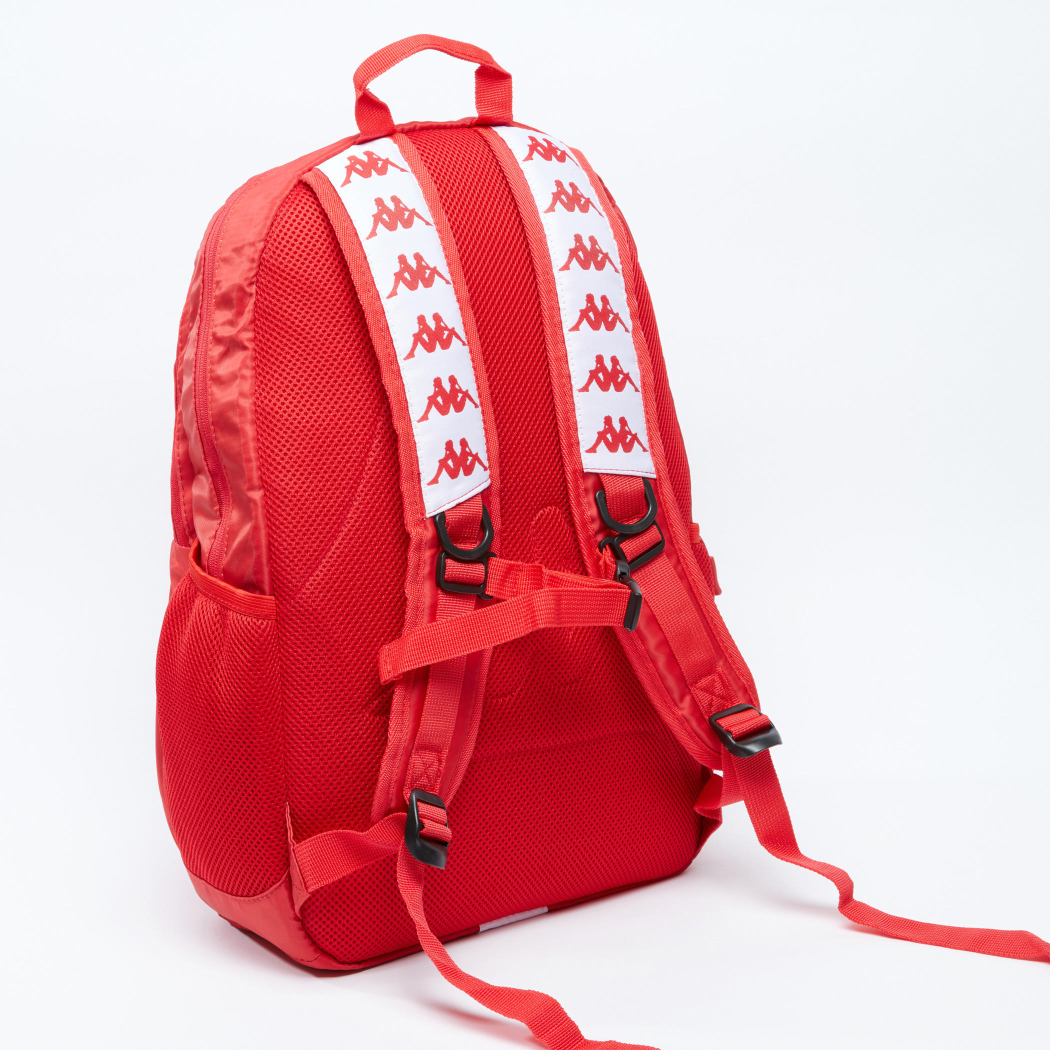 Kappa Printed Backpack with Zip Closure-men-bags-image-3