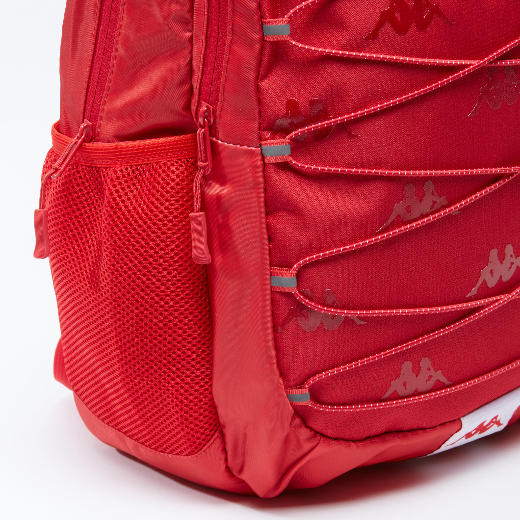 Kappa Printed Backpack with Zip Closure-men-bags-image-4