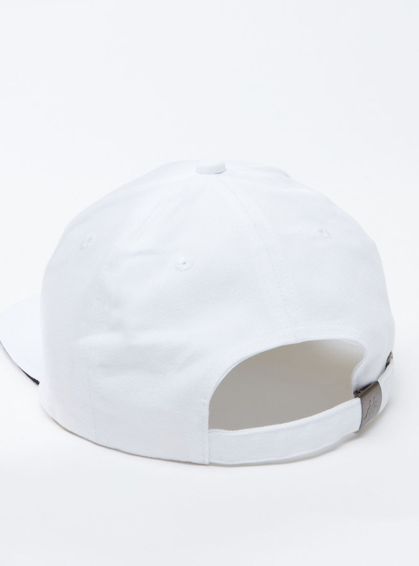 Kappa Textured Cap with Tuck-In Closure-men-caps-image-3
