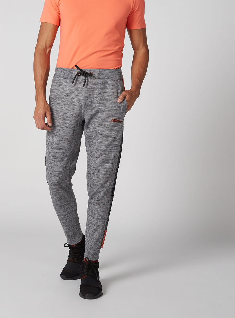 بنطال رياضي بطبعات ميلانج وجيوب من كابا-men-clothing-sportswearandactivewear-bottoms-image-2