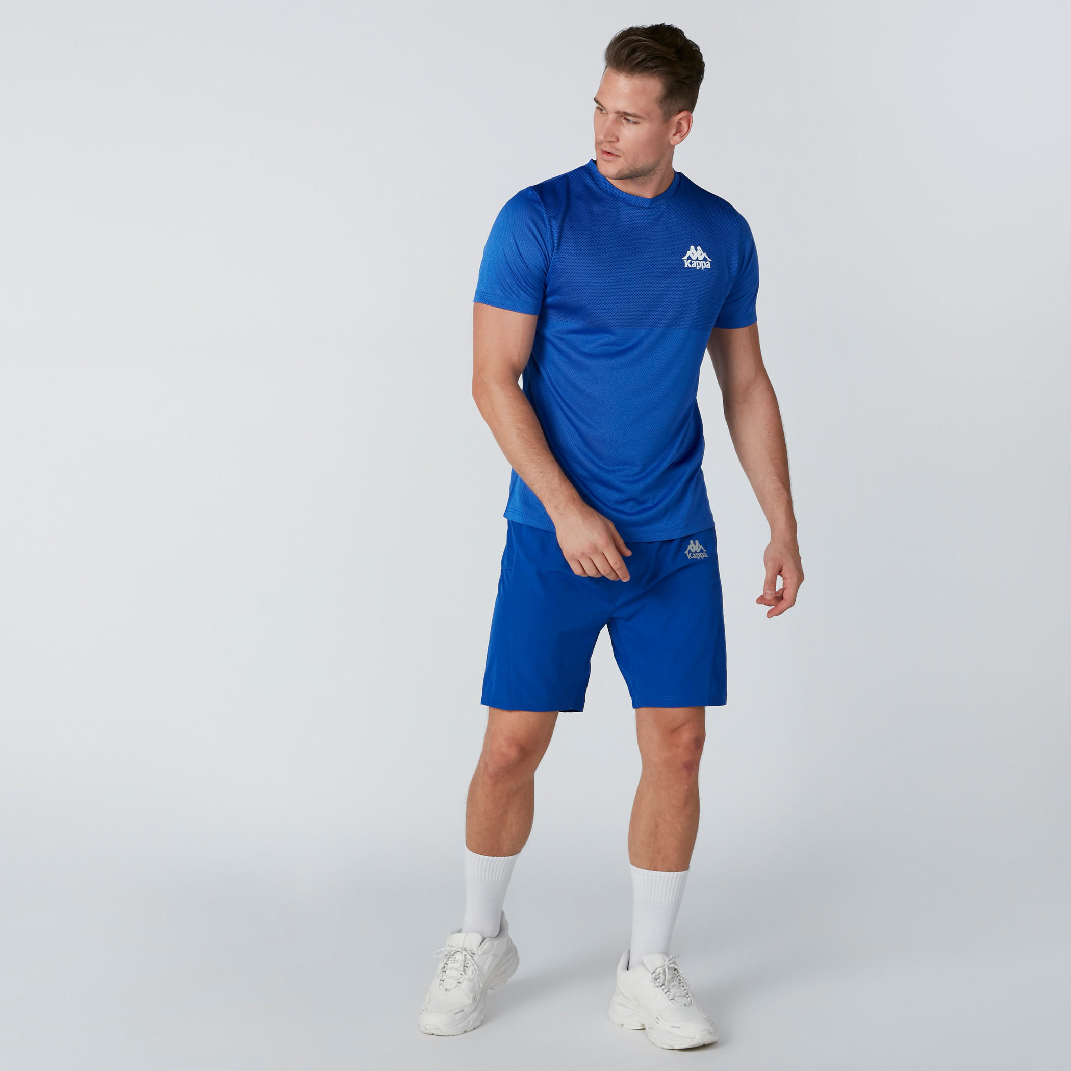 Kappa Logo Printed T-Shirt with Short Sleeves-men-clothing-sportswearandactivewear-tshirtsandpolos-image-3
