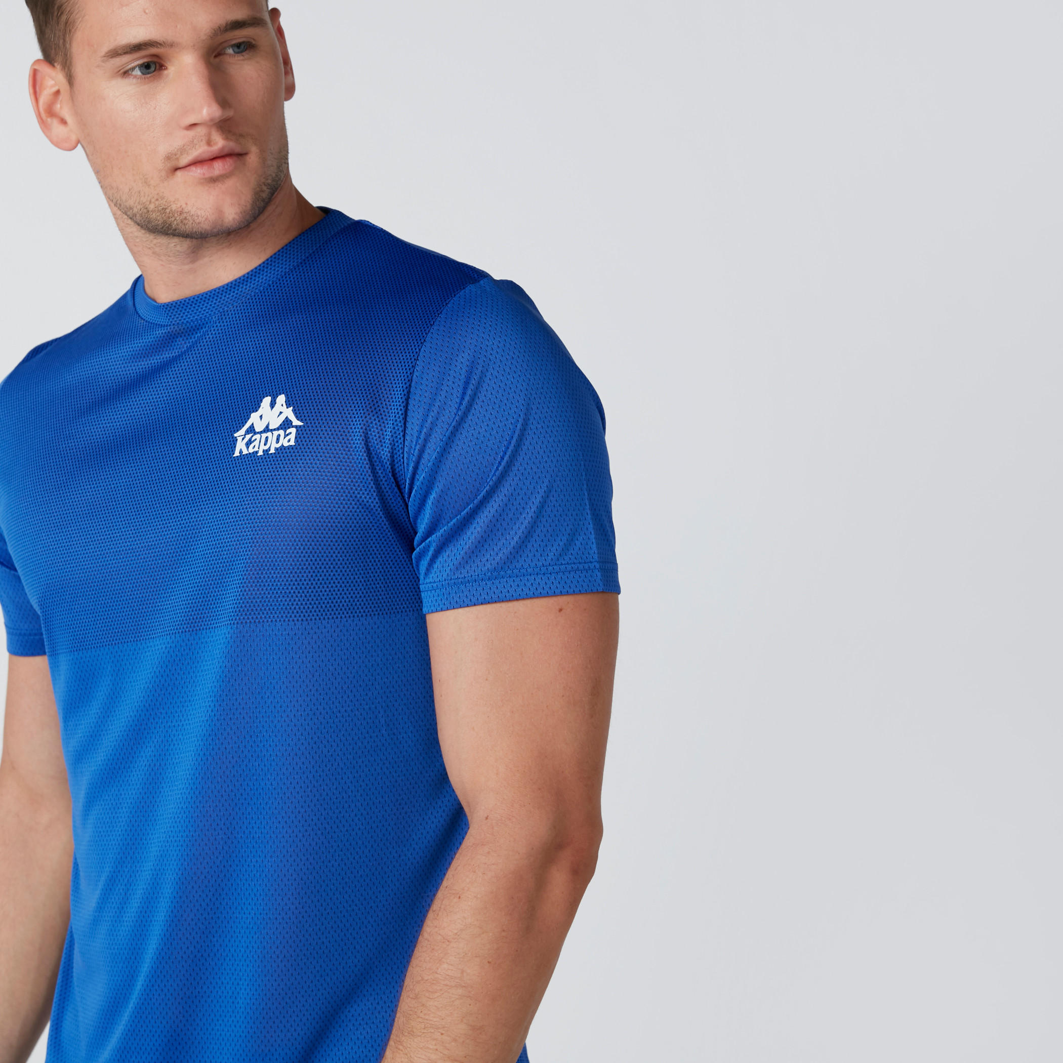 Kappa Logo Printed T-Shirt with Short Sleeves-men-clothing-sportswearandactivewear-tshirtsandpolos-image-4