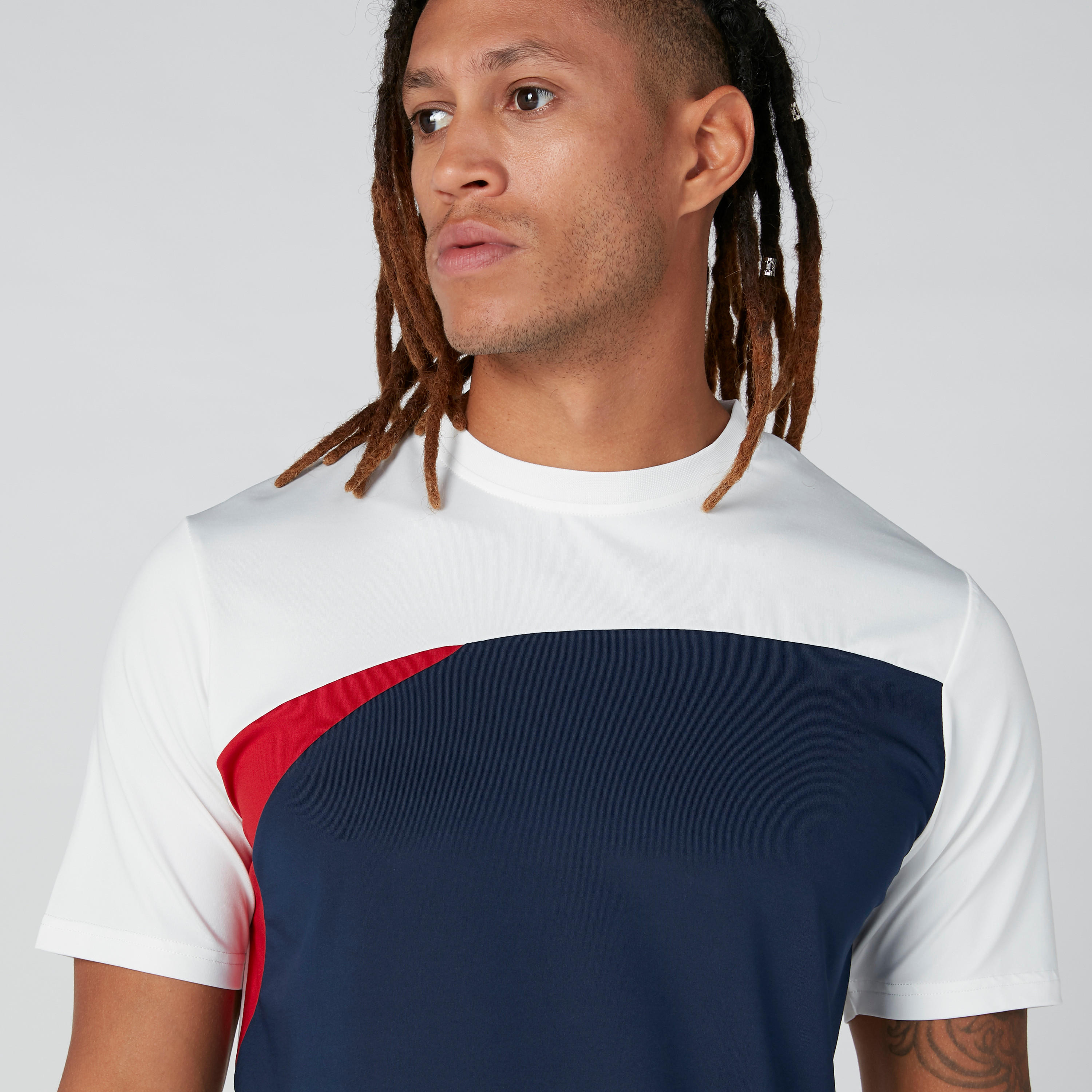 تيشيرت مستدام بياقة مستديرة وأكمام قصيرة من كابا-men-clothing-tshirtsandpolos-tshirts-image-4
