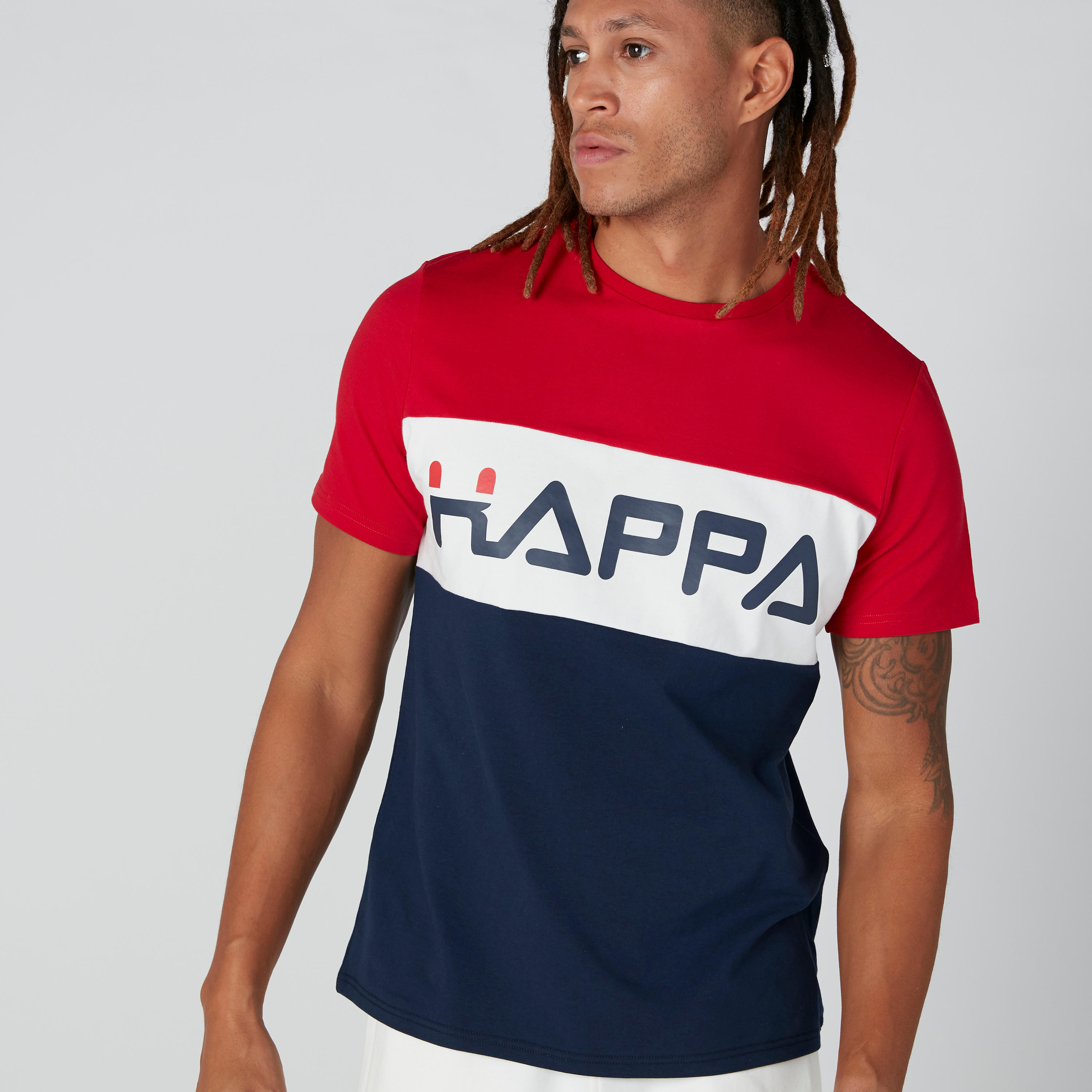 تيشيرت مستدام بأكمام قصيرة وطبعات من كابا-men-clothing-tshirtsandpolos-tshirts-image-4